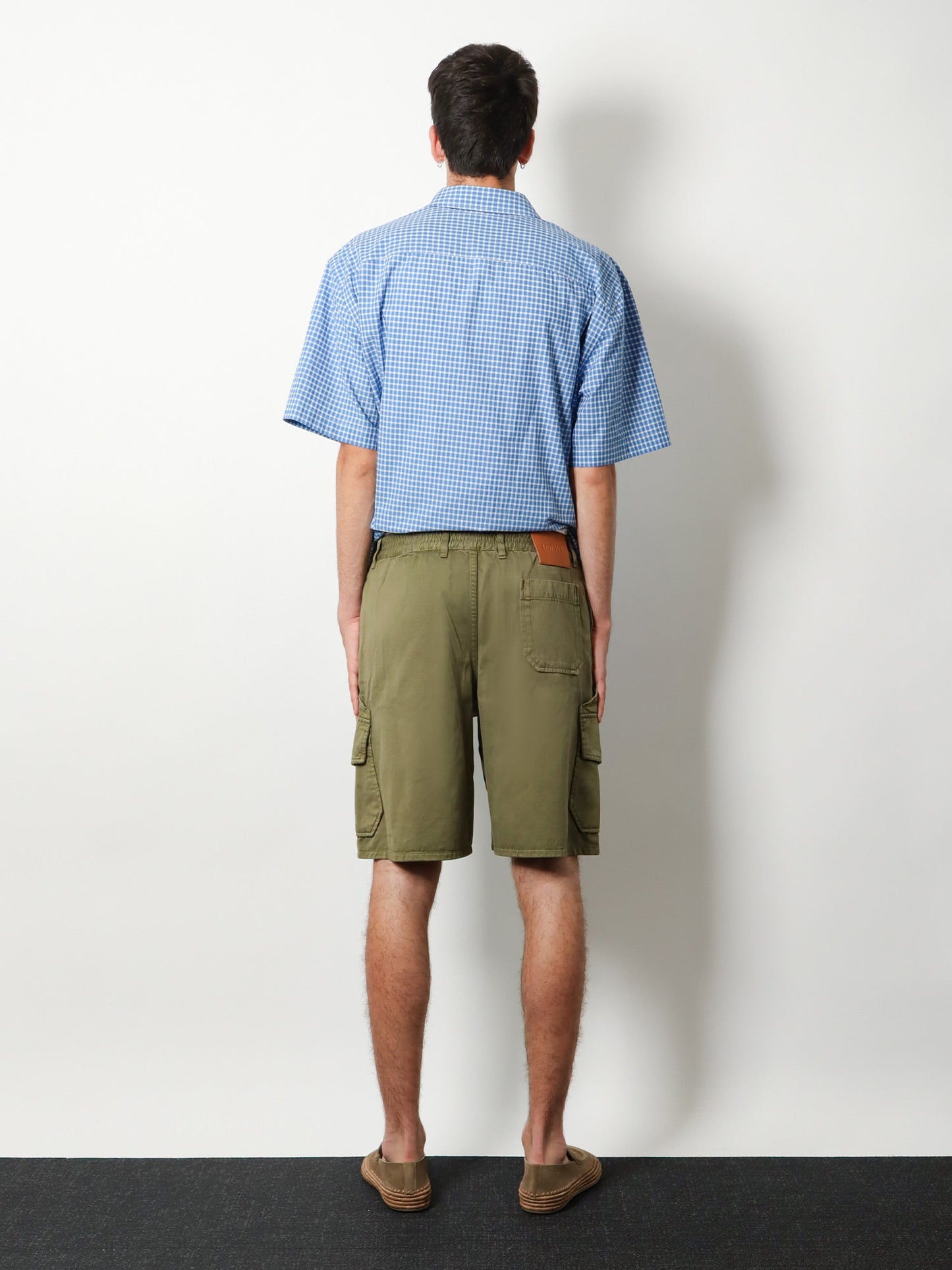 Loewe Men Paulas Ibiza Cotton Cargo Bermuda Shorts LOEWE