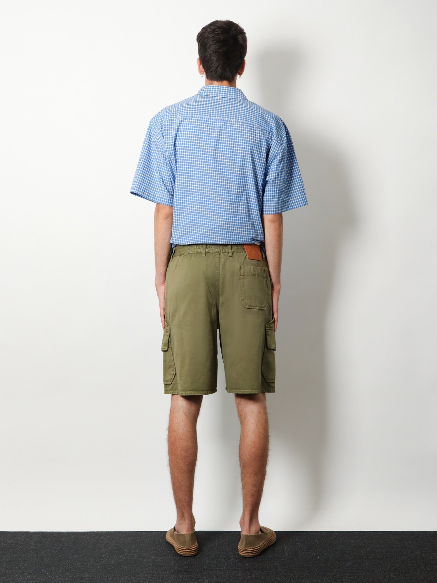 Loewe Men Paulas Ibiza Cotton Cargo Bermuda Shorts LOEWE
