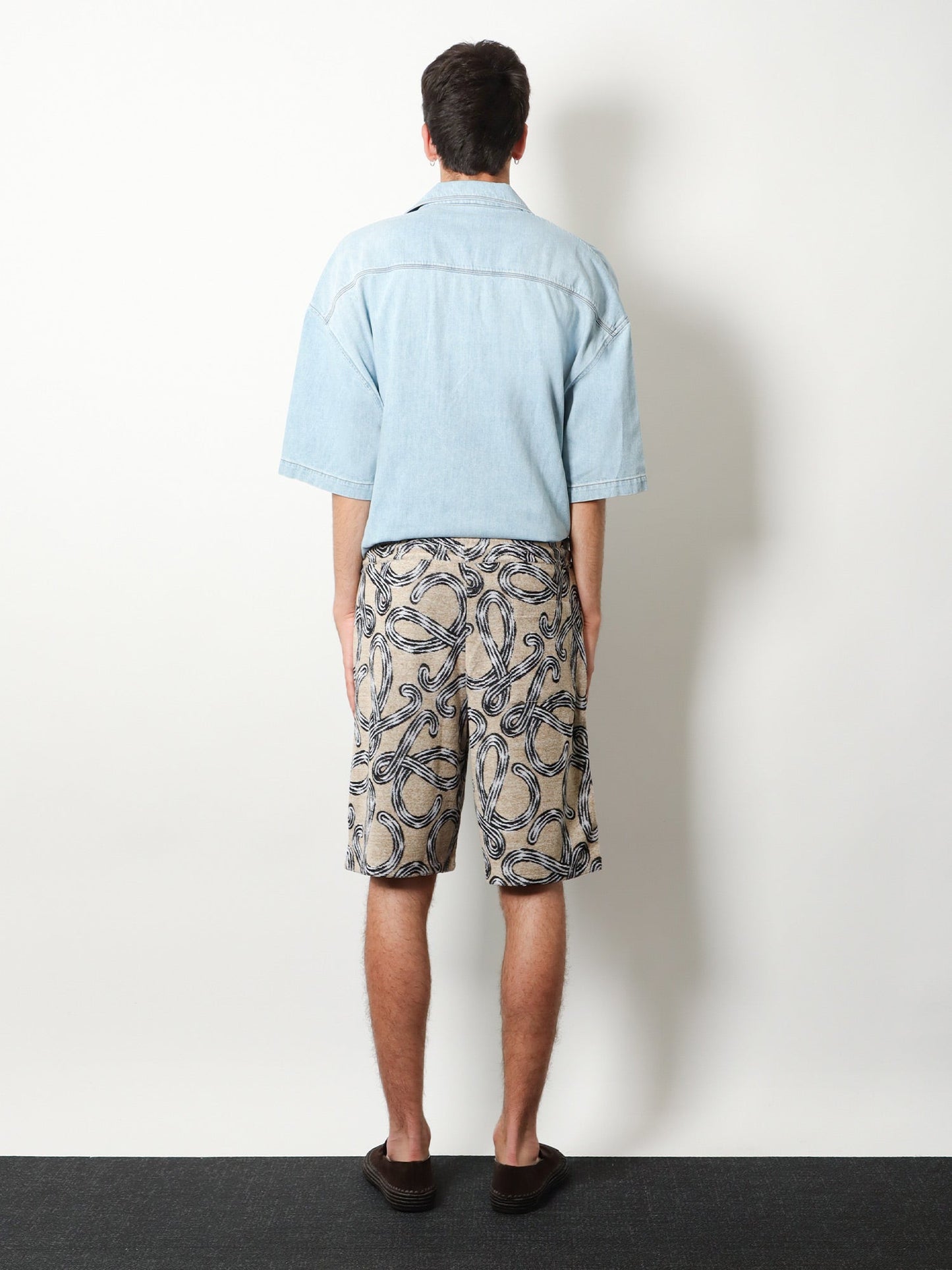 Loewe Men Paula's Ibiza - Terrycloth Shorts With Iconic Print LOEWE