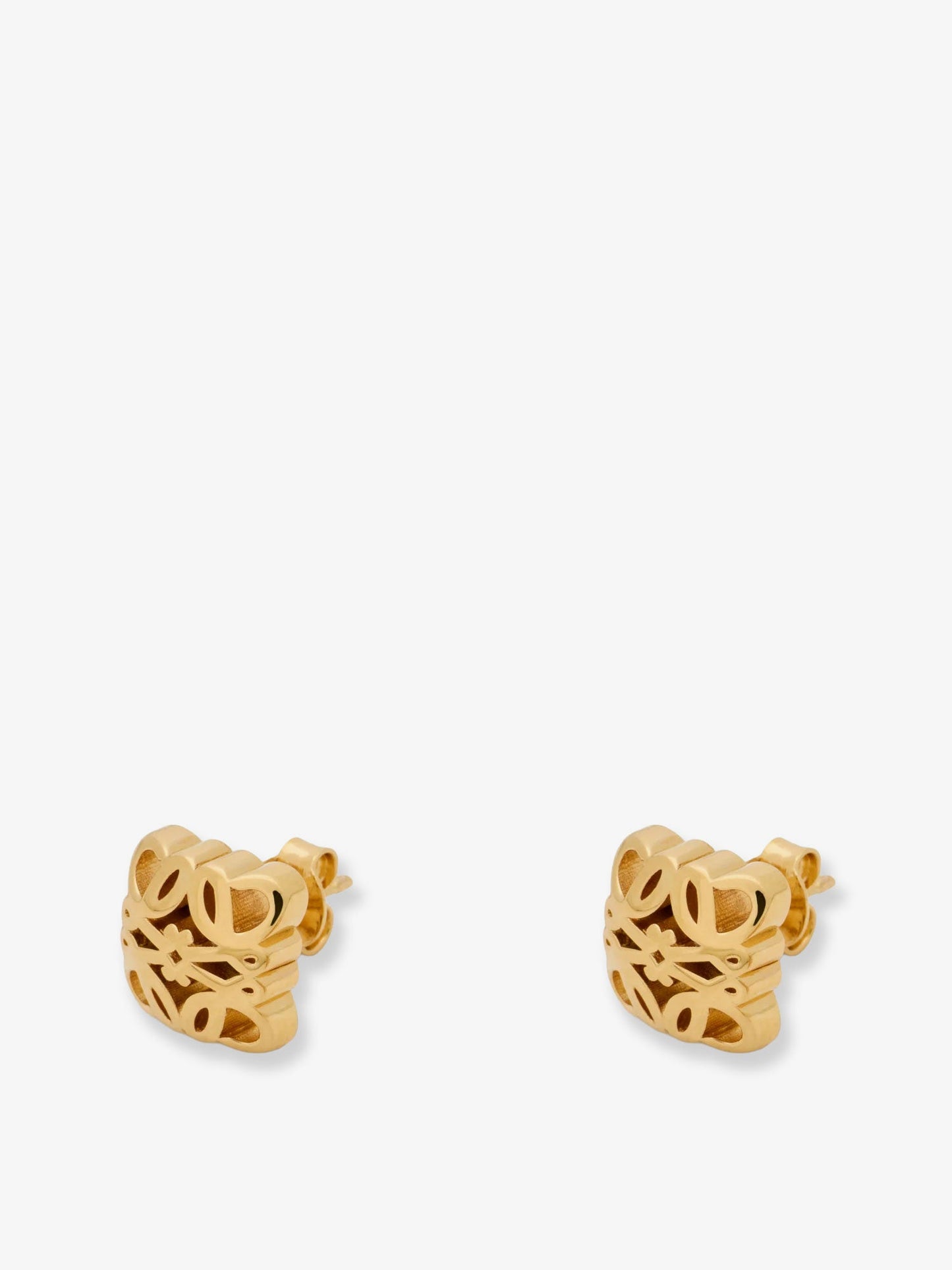 Loewe Women Paula's Ibiza -Bombe Anagram Brass Earrings LOEWE