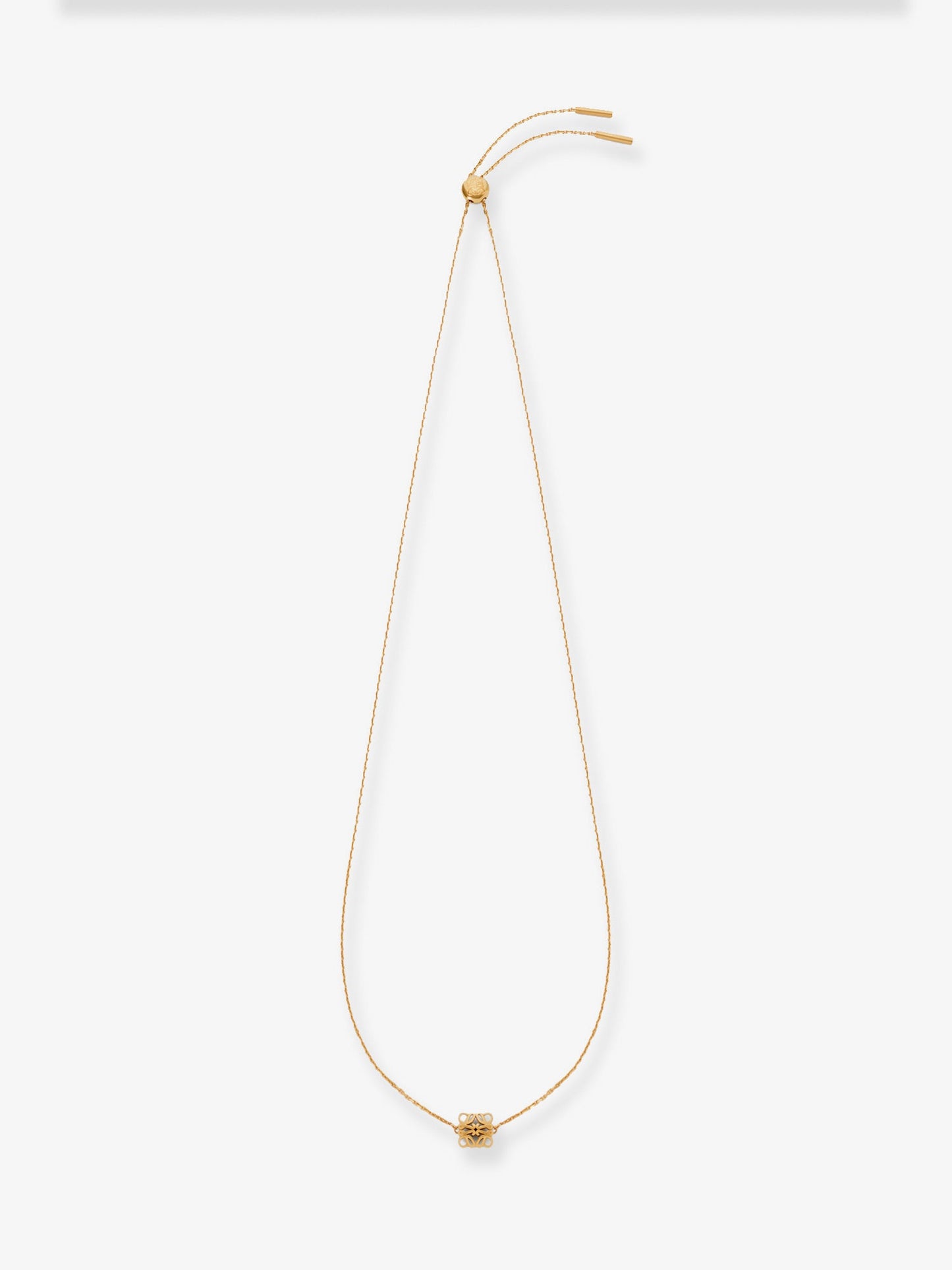 Loewe Women Bombe Anagram Brass Necklace LOEWE