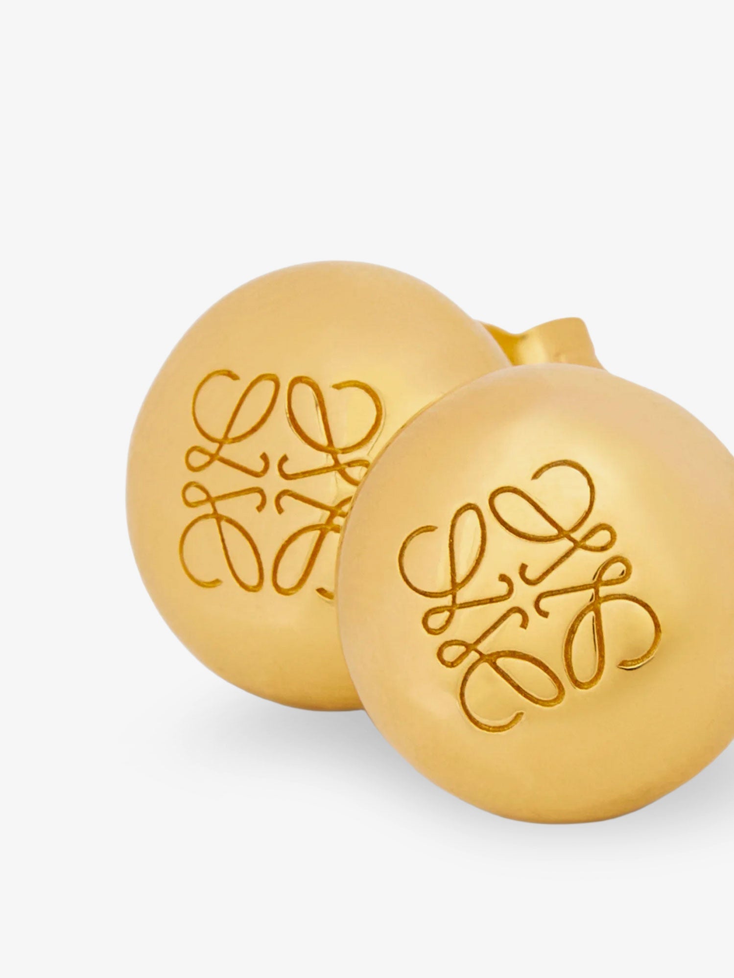 Loewe Women Paula's Ibiza Anagram Pebble Sterling Silver Earrings LOEWE