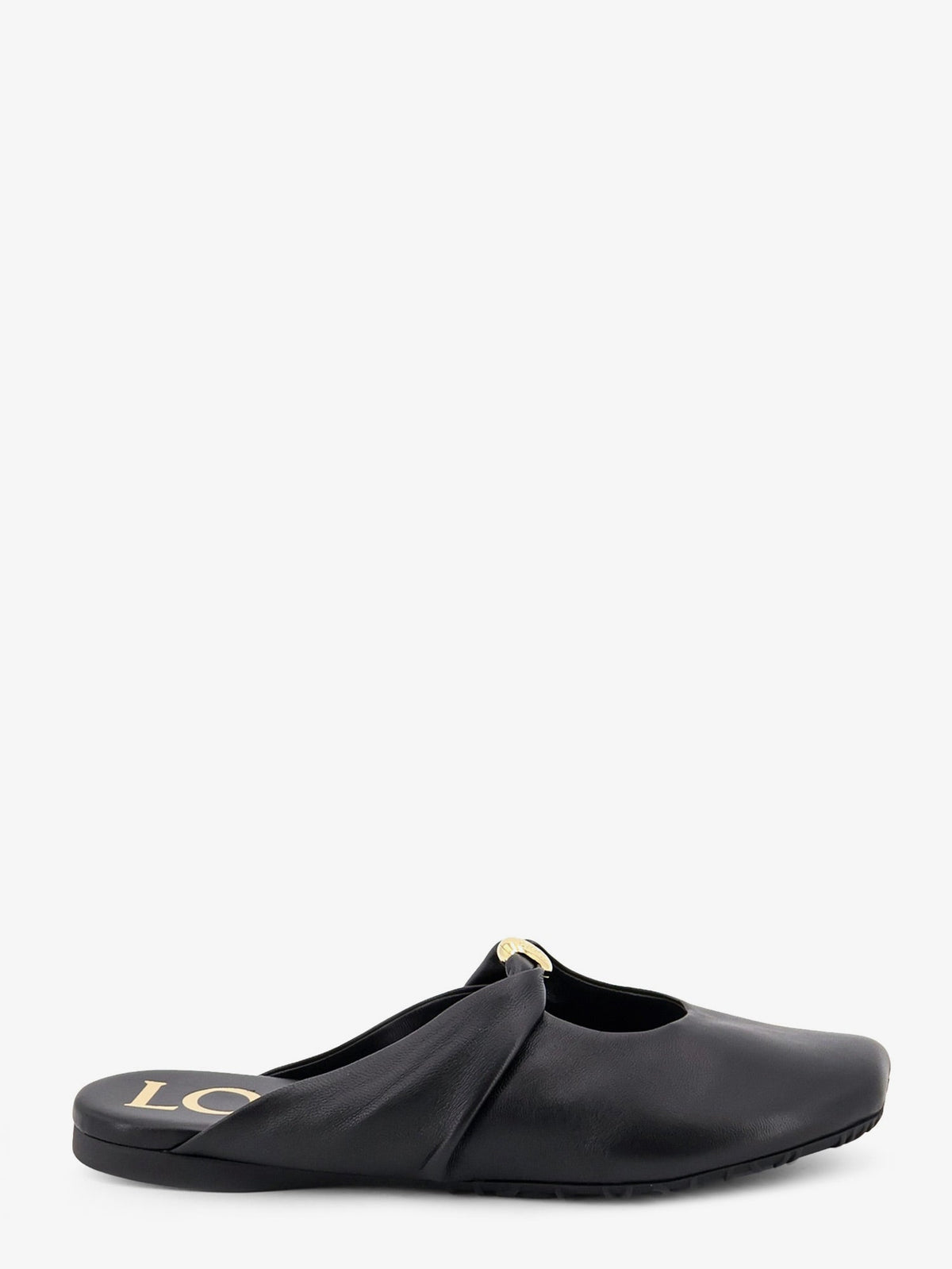 Loewe Women Pebble Soft Low Leather Sandals LOEWE