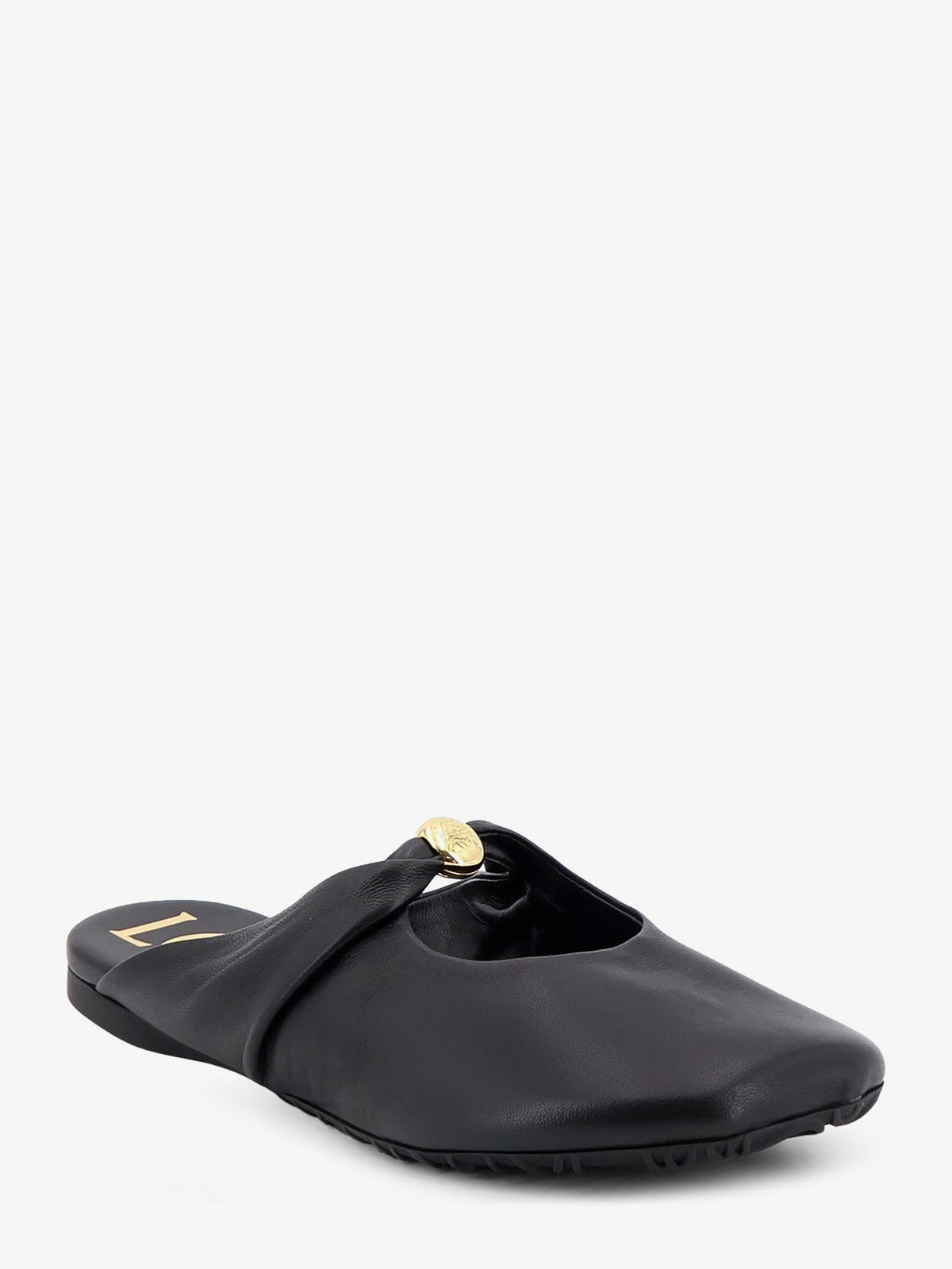Loewe Women Pebble Soft Low Leather Sandals LOEWE