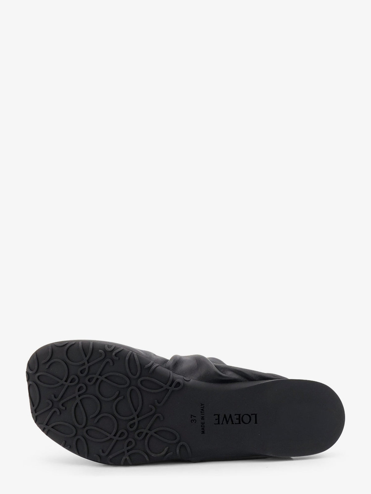 Loewe Women Pebble Soft Low Leather Sandals LOEWE