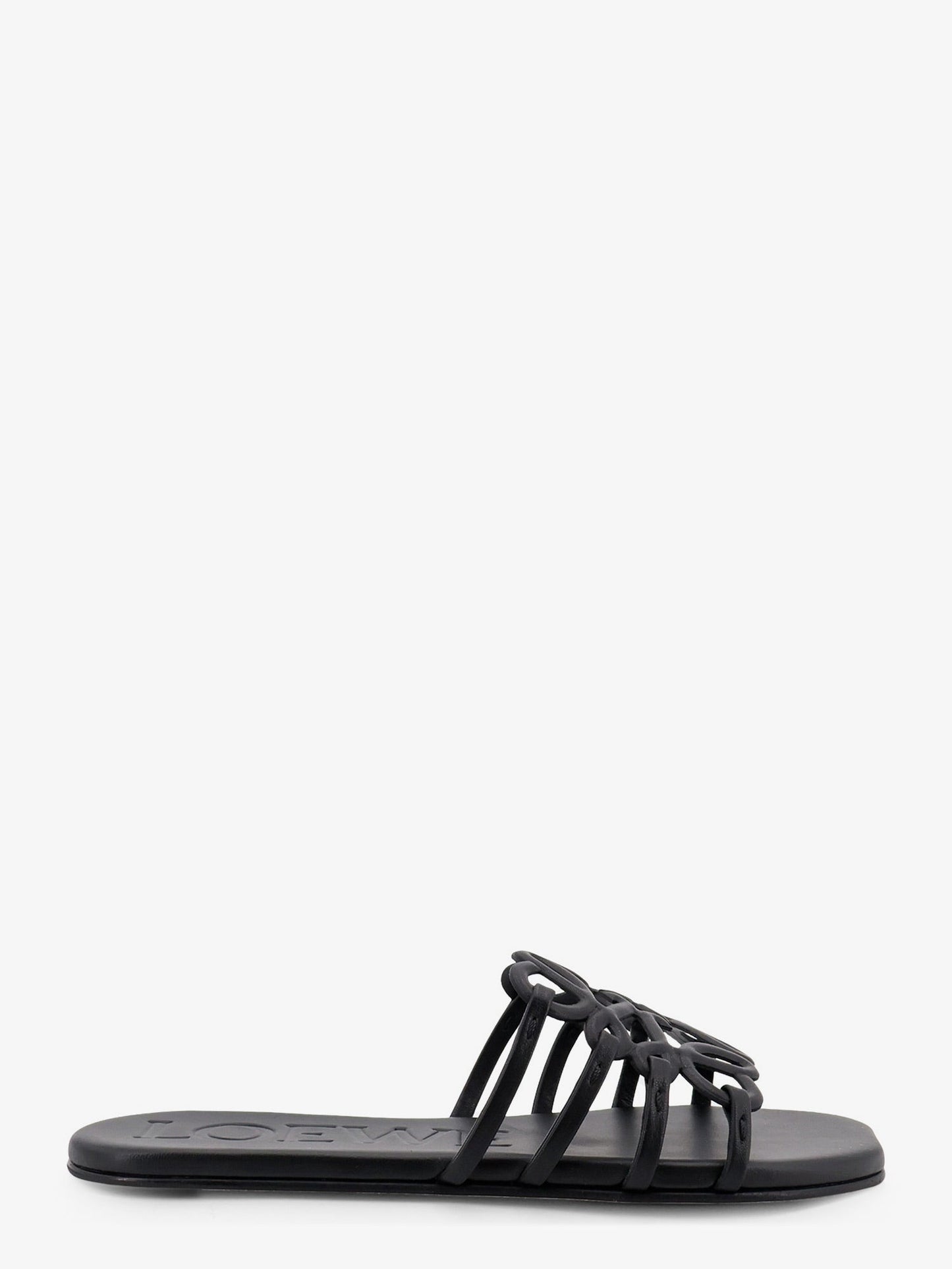 Loewe Women Paula's Ibiza-Aangram Petal Leather Sandals LOEWE