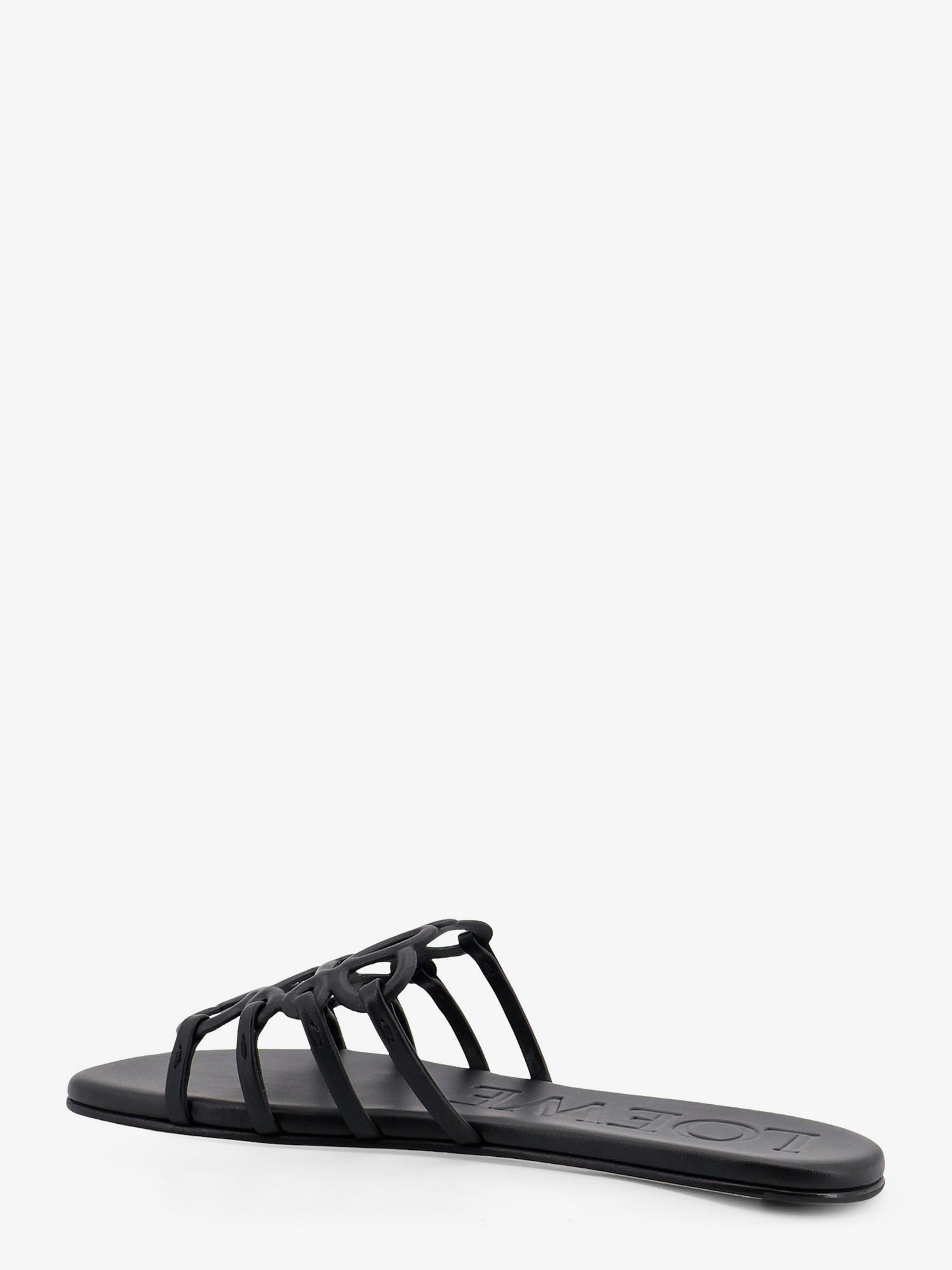 Loewe Women Paula's Ibiza-Aangram Petal Leather Sandals LOEWE