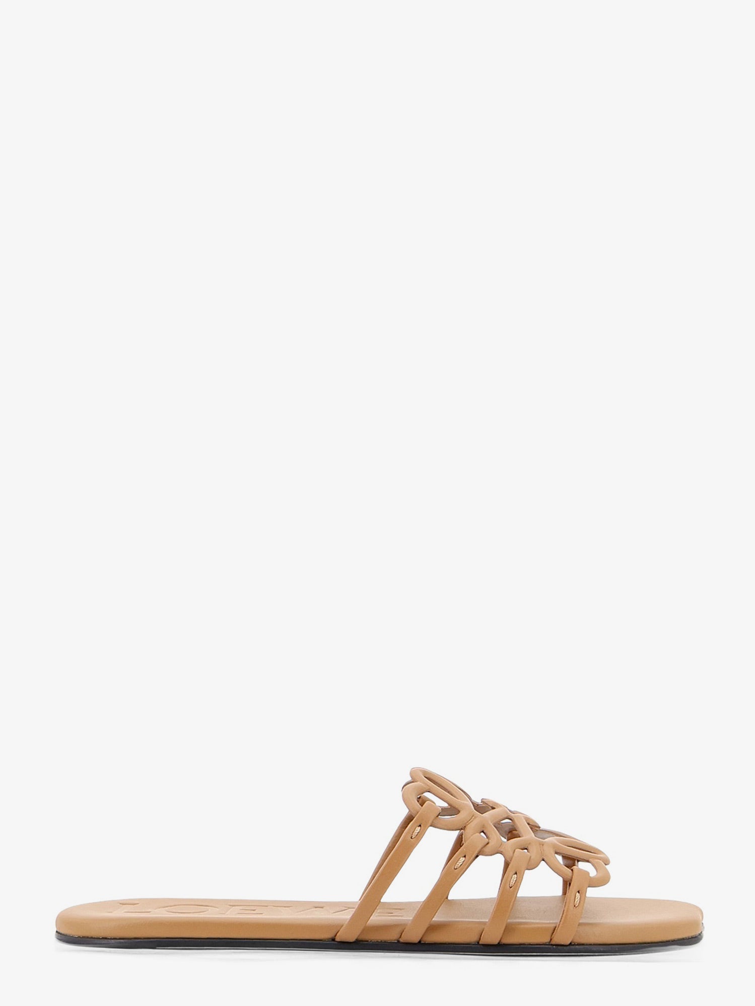 Loewe Women Paula's Ibiza Anagram Petal Leather Sandals LOEWE