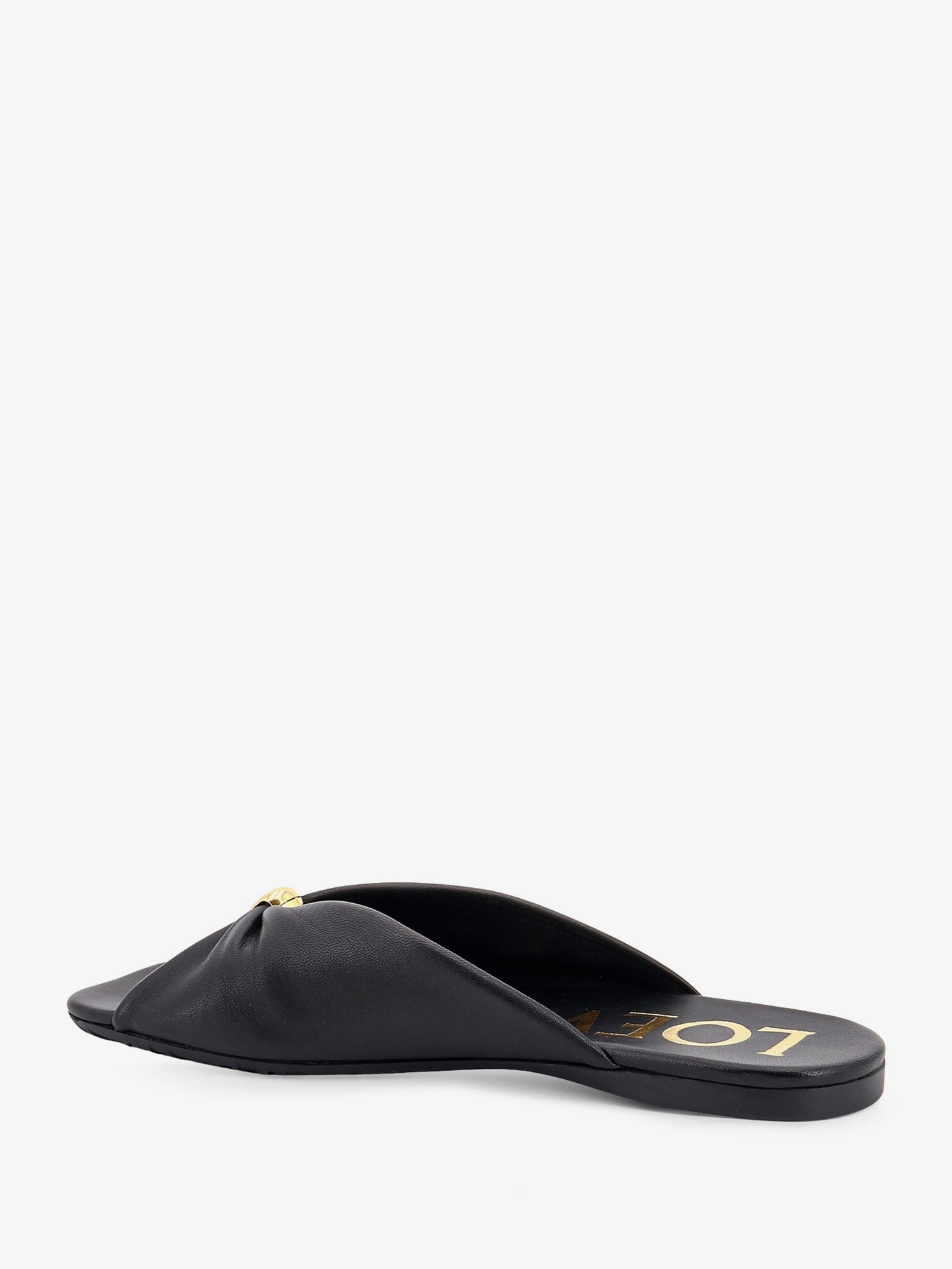 Loewe Women Paula's Ibiza -Pebble Soft Leather Sandals LOEWE