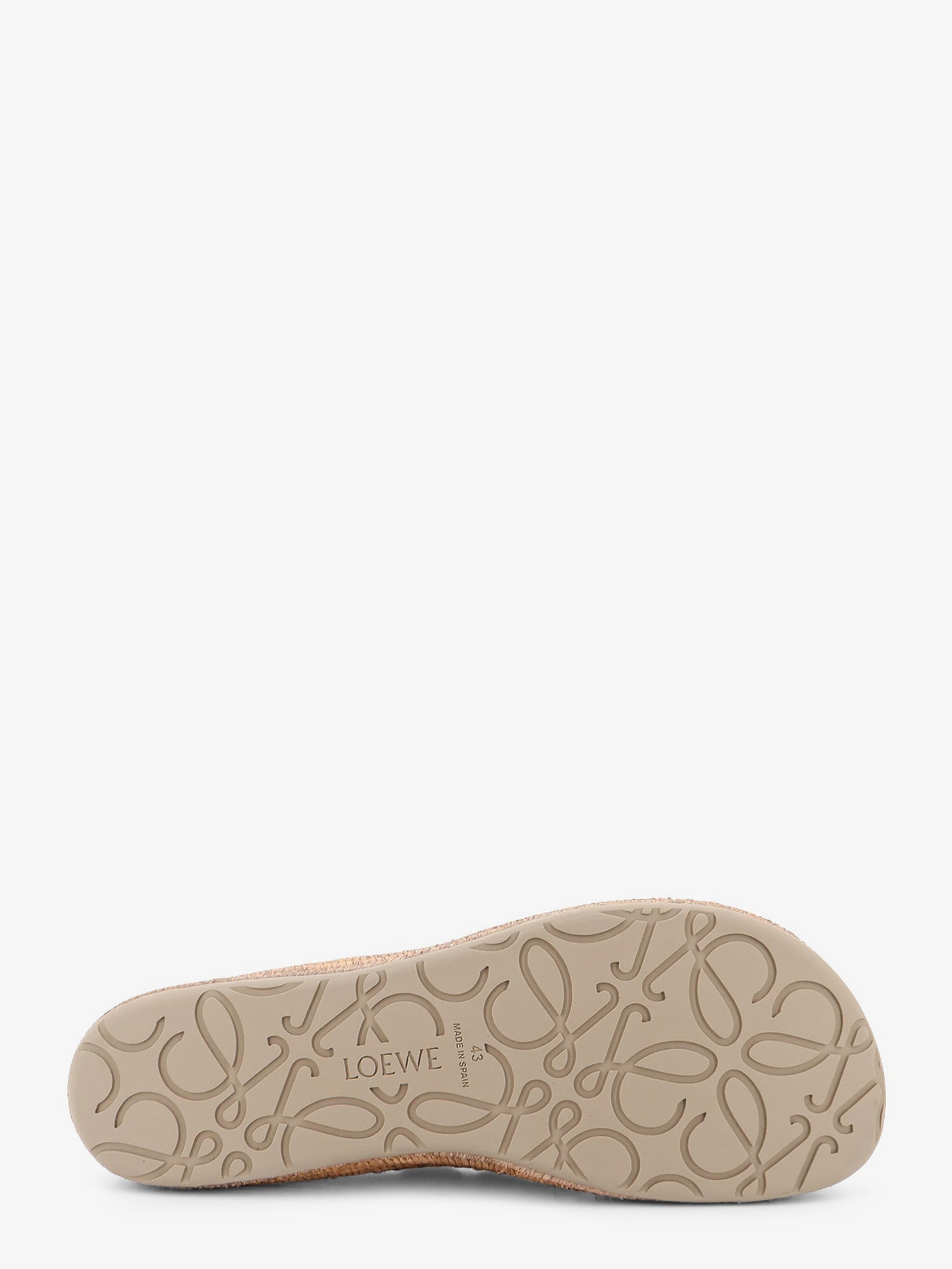Loewe Men Rio Suede And Raffia Loafers LOEWE