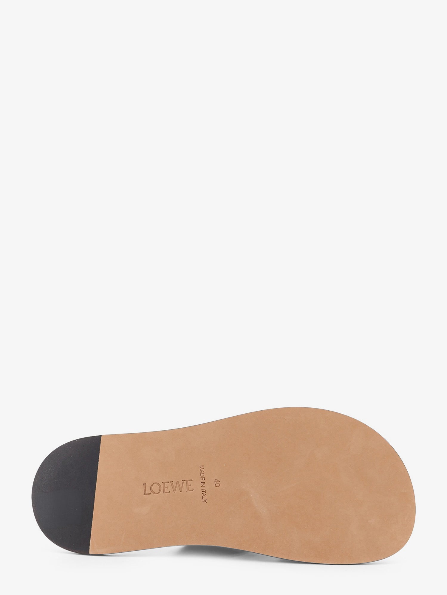 Loewe Men Flex Leather Sandals With Crisscross Detail LOEWE