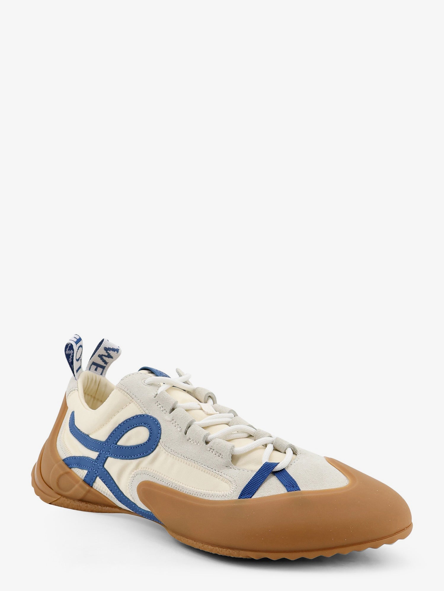 Loewe Men Grip Nylon And Suede Sneakers With Contrasting Logo On The Side LOEWE