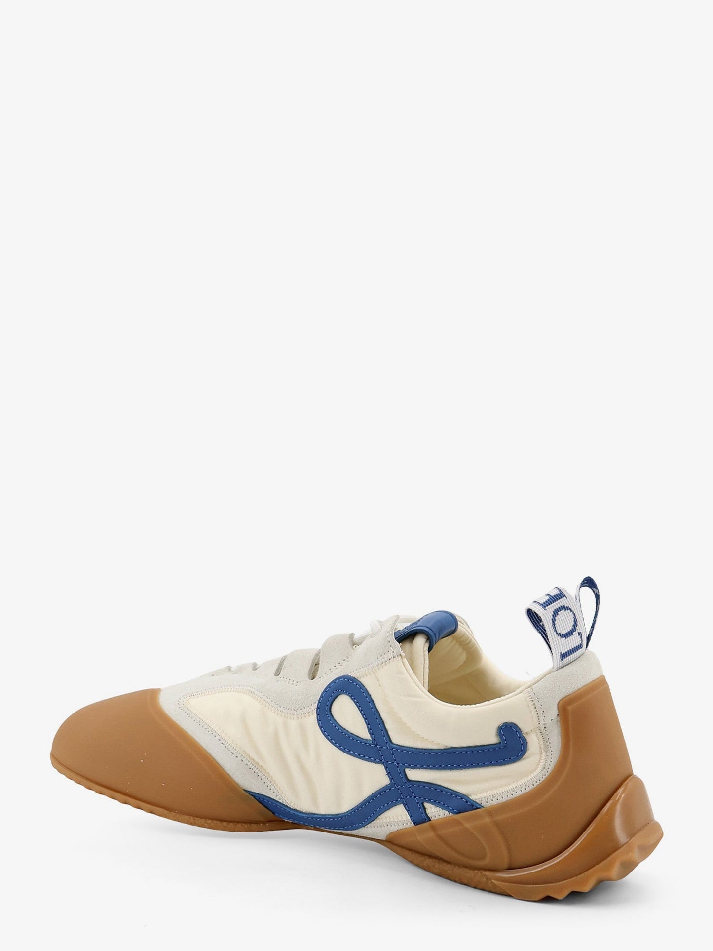 Loewe Men Grip Nylon And Suede Sneakers With Contrasting Logo On The Side LOEWE