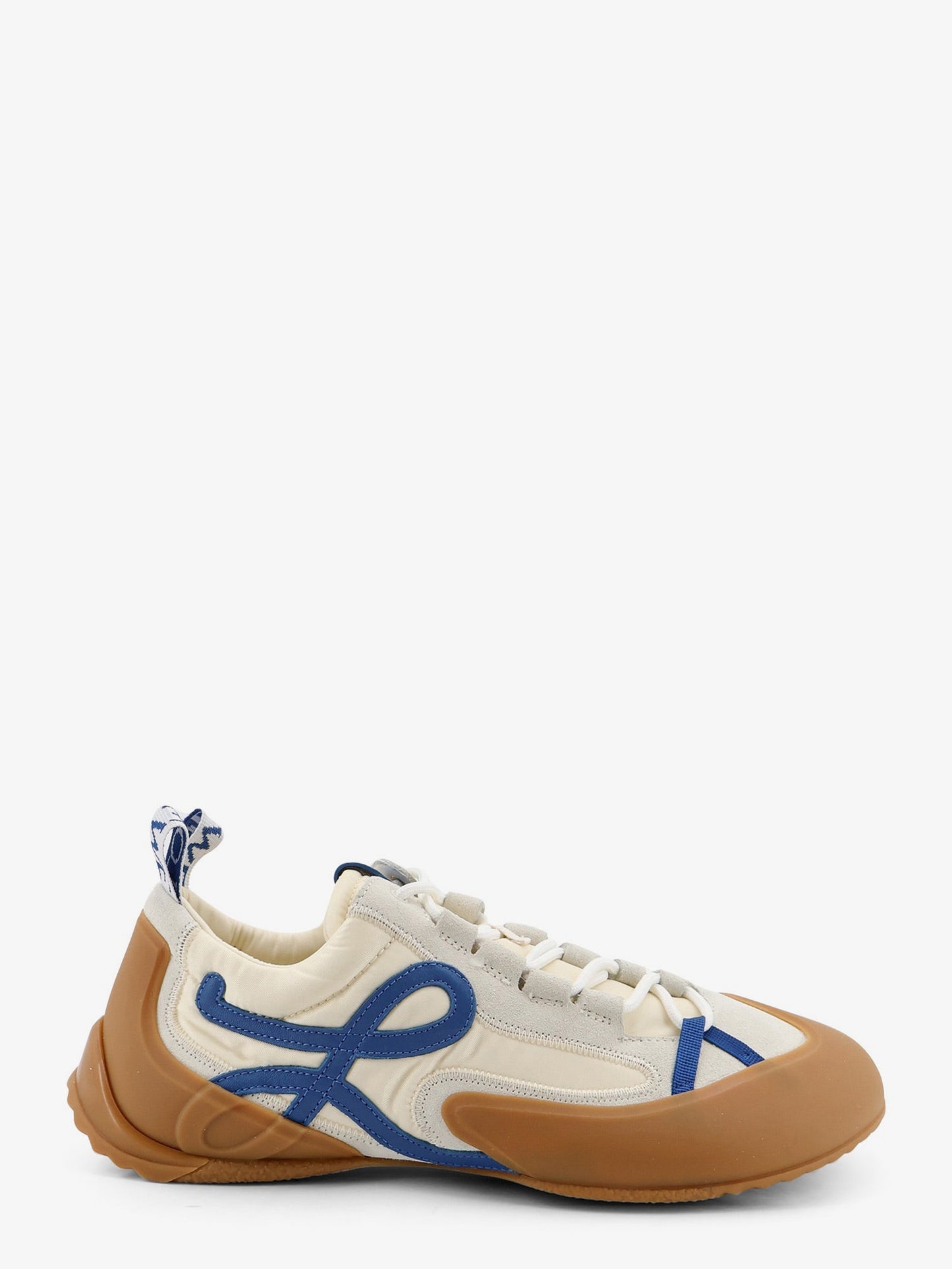 Loewe Men Grip Nylon And Suede Sneakers With Contrasting Logo On The Side LOEWE