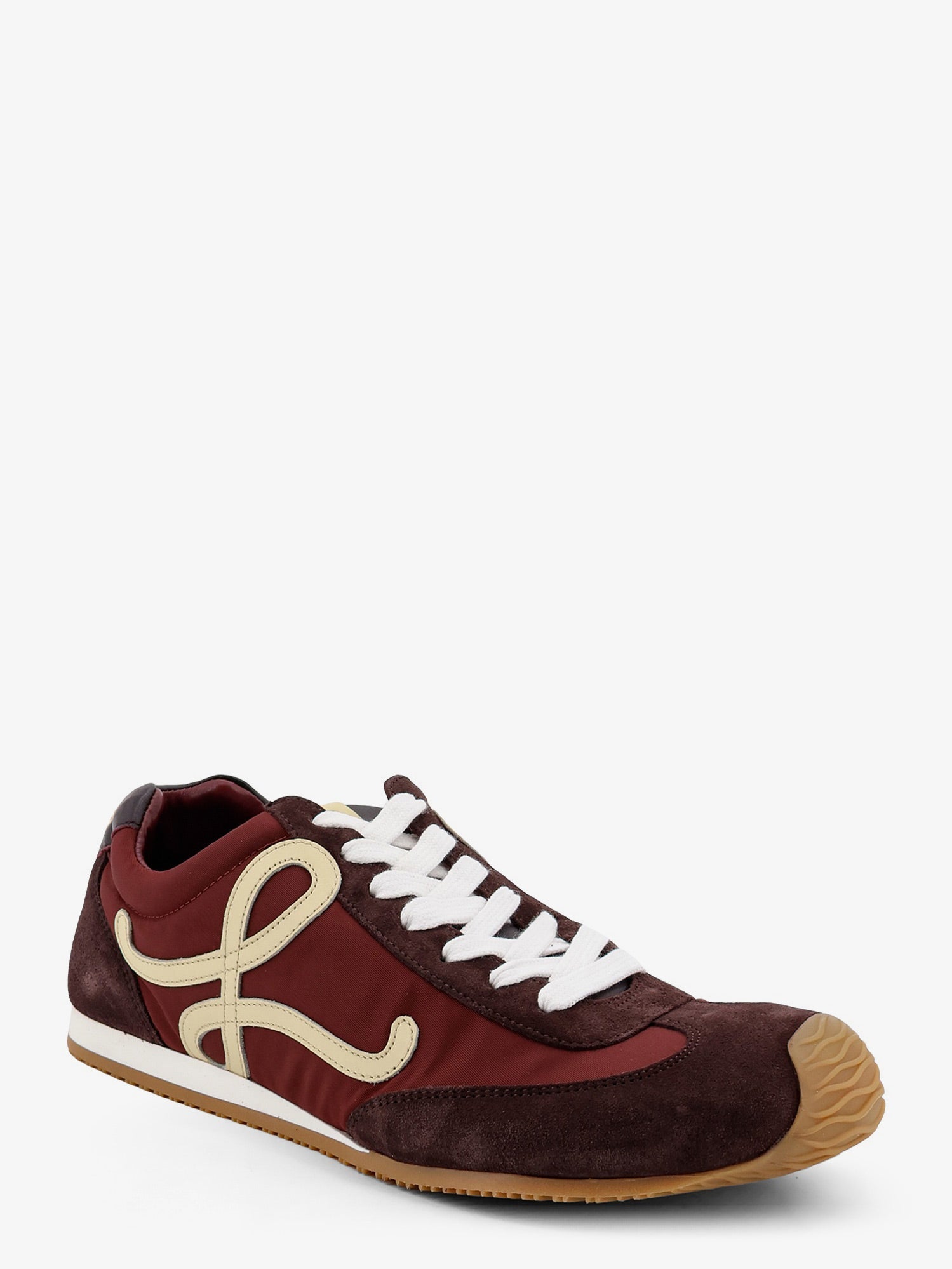 Loewe Men Ballet Runner 2.0 Nylon And Suede Sneakers With Side Logo LOEWE