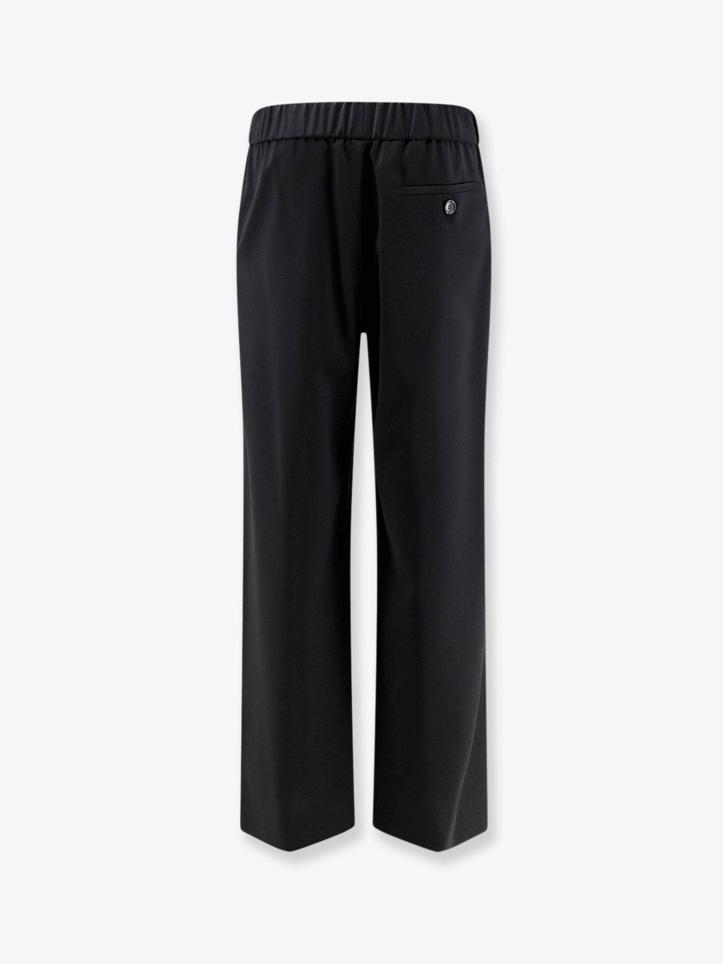Loewe Women Wool Trousers With Logo Detail LOEWE