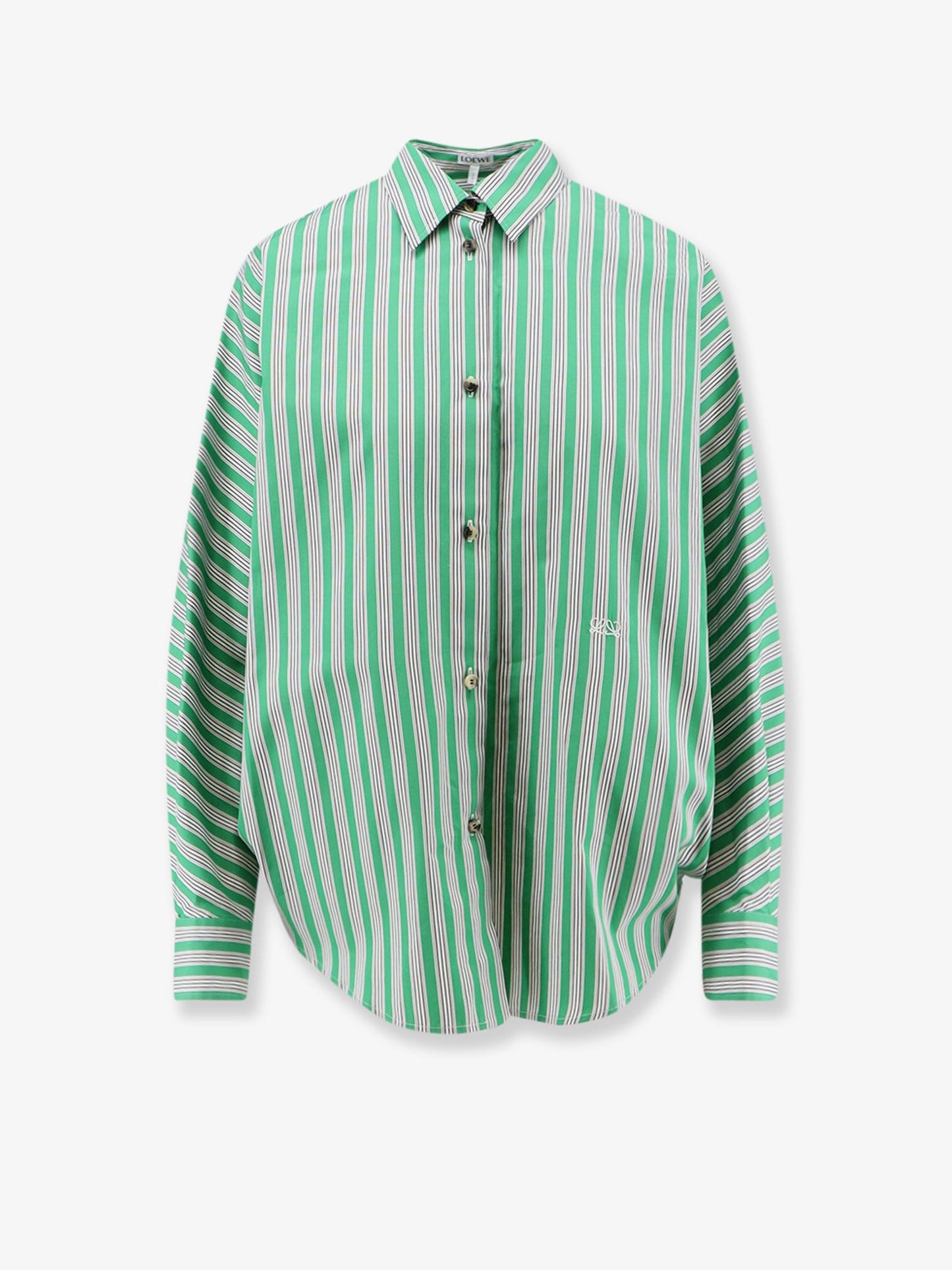Loewe Women Striped Cotton Shirt LOEWE