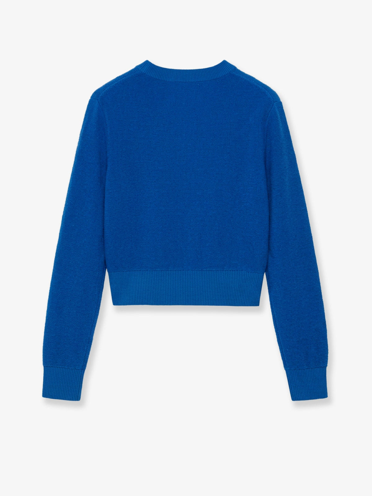 Loewe Women Wool Sweater With Contrasting Embroidered Logo At The Bottom LOEWE