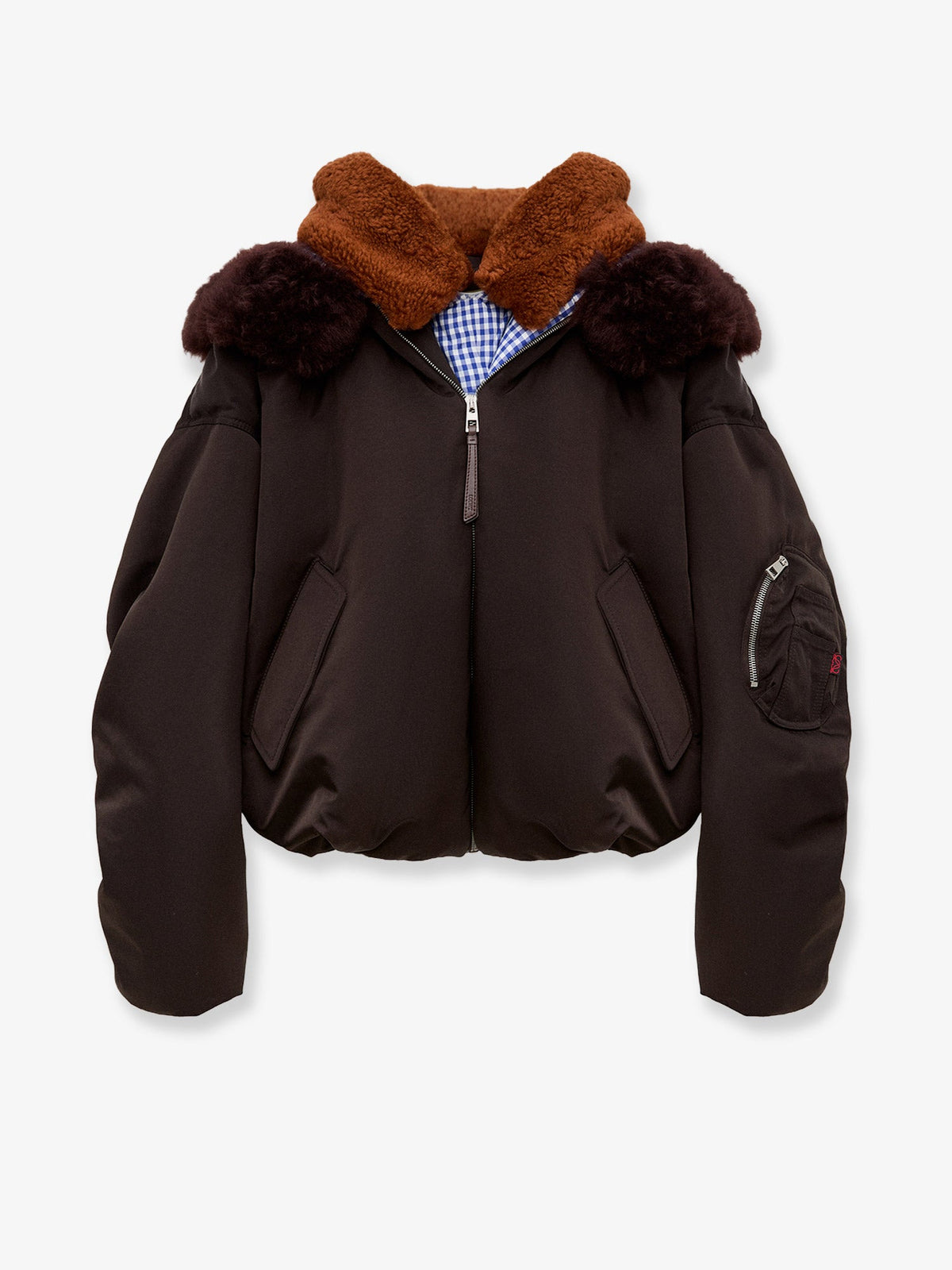 Loewe Women Technical Fabric Jacket With Double-Layer Structure LOEWE