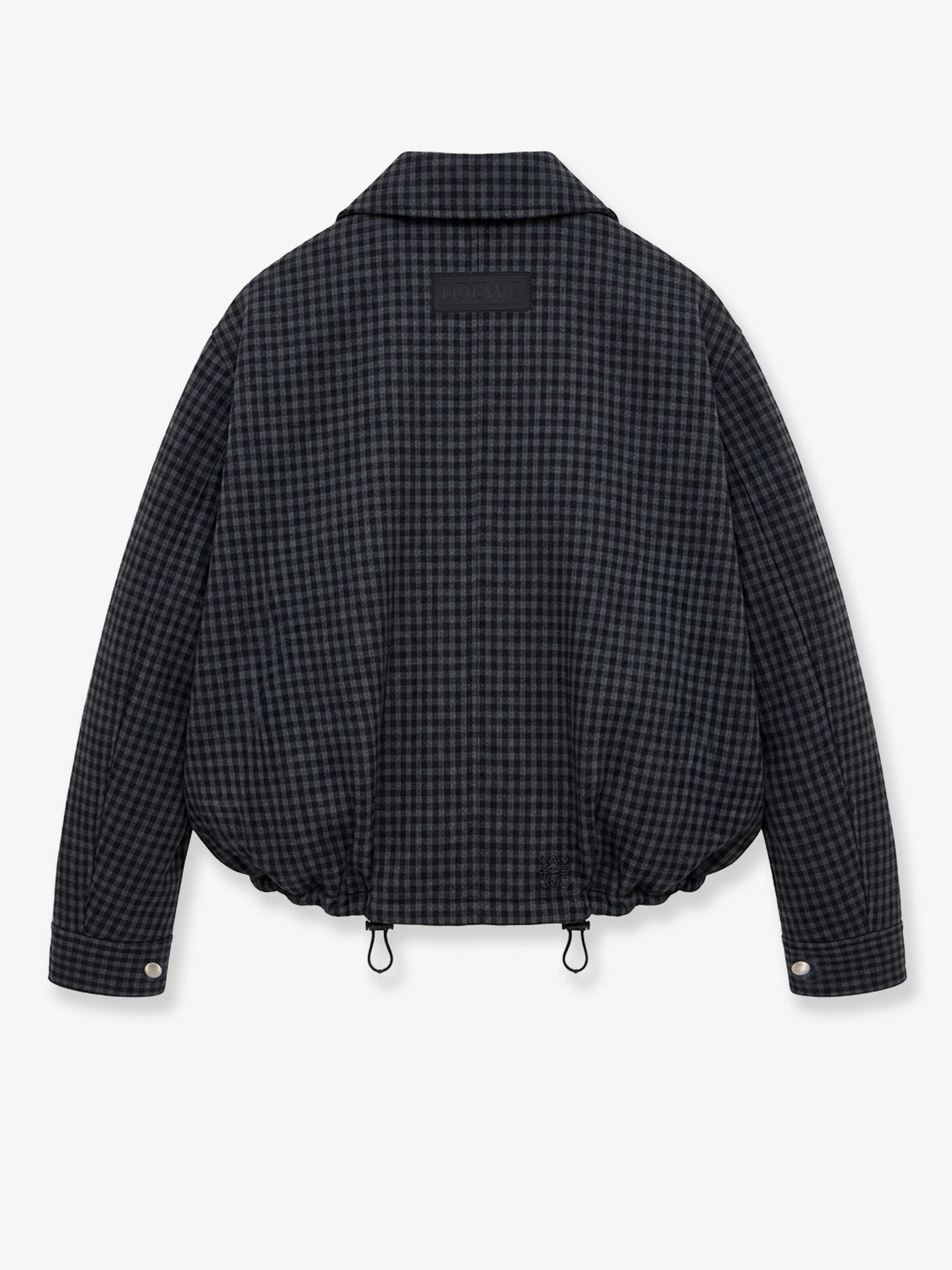 Loewe Women Lightweight Wool Jacket With A Check Pattern LOEWE
