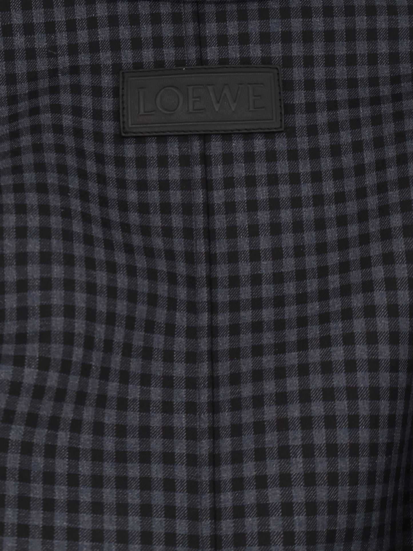 Loewe Women Lightweight Wool Jacket With A Check Pattern LOEWE