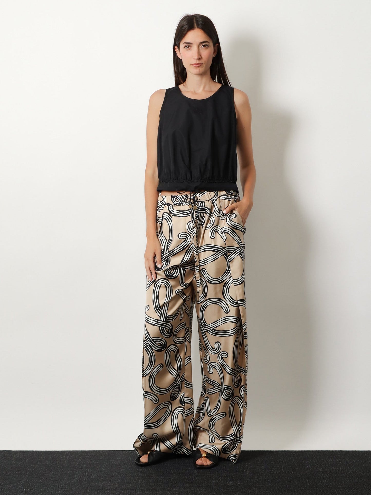 Loewe Women Paula's Ibiza - Printed Silk Trousers LOEWE