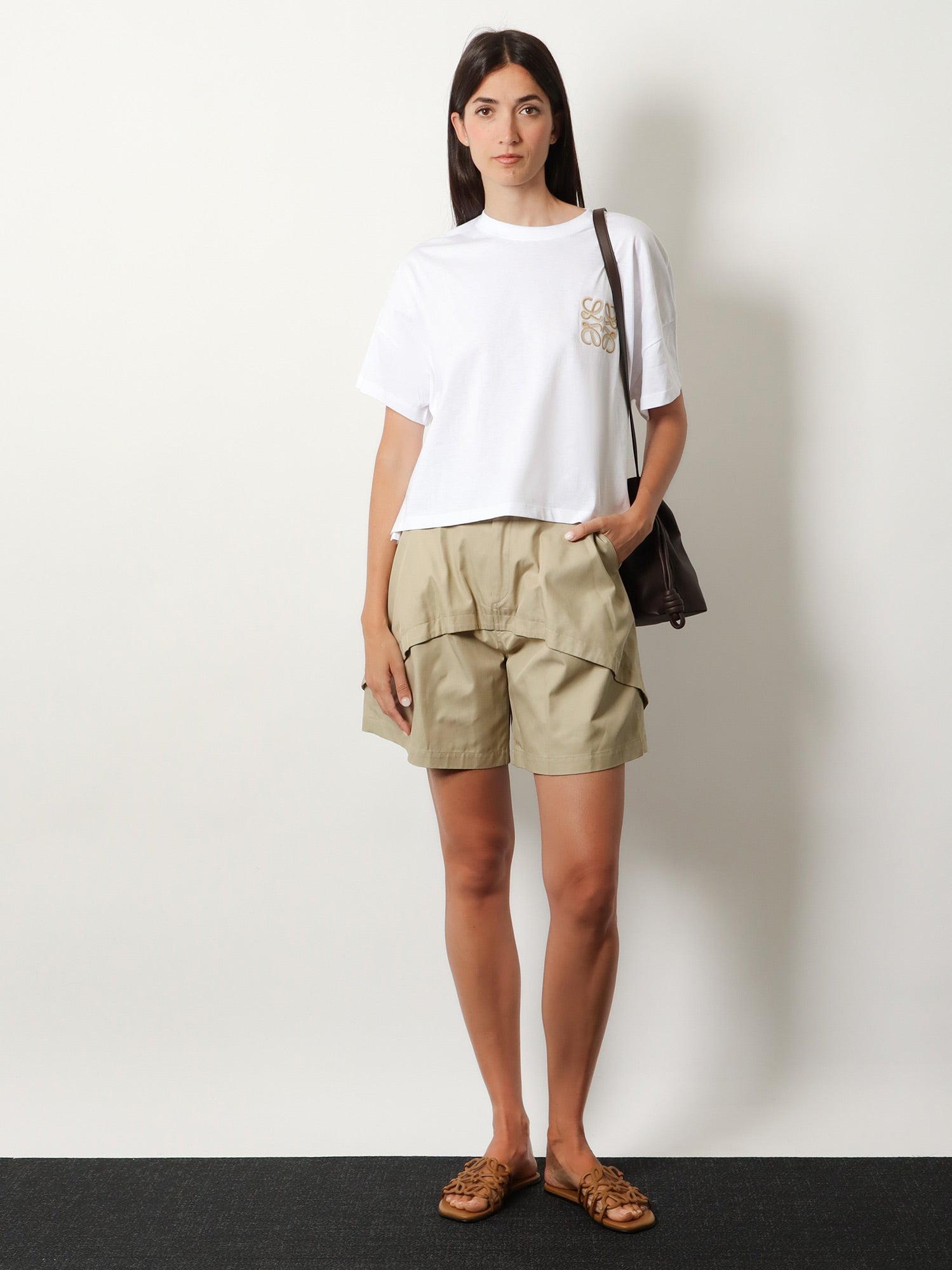 Loewe Women Paula's Ibiza - Relaxed Fit Cotton Shorts LOEWE