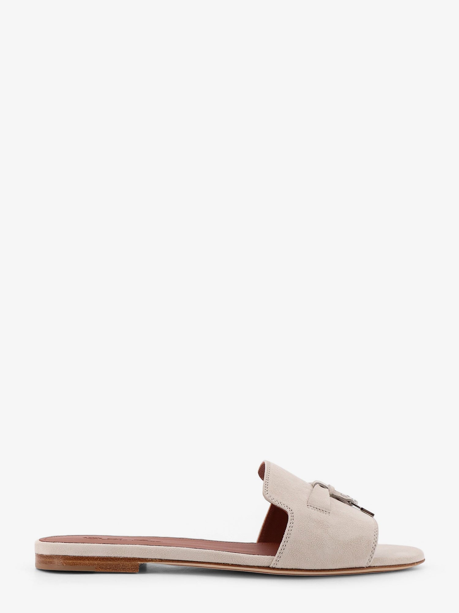 Loro Piana Women Summe Charms Flat Suede Sandals LORO PIANA