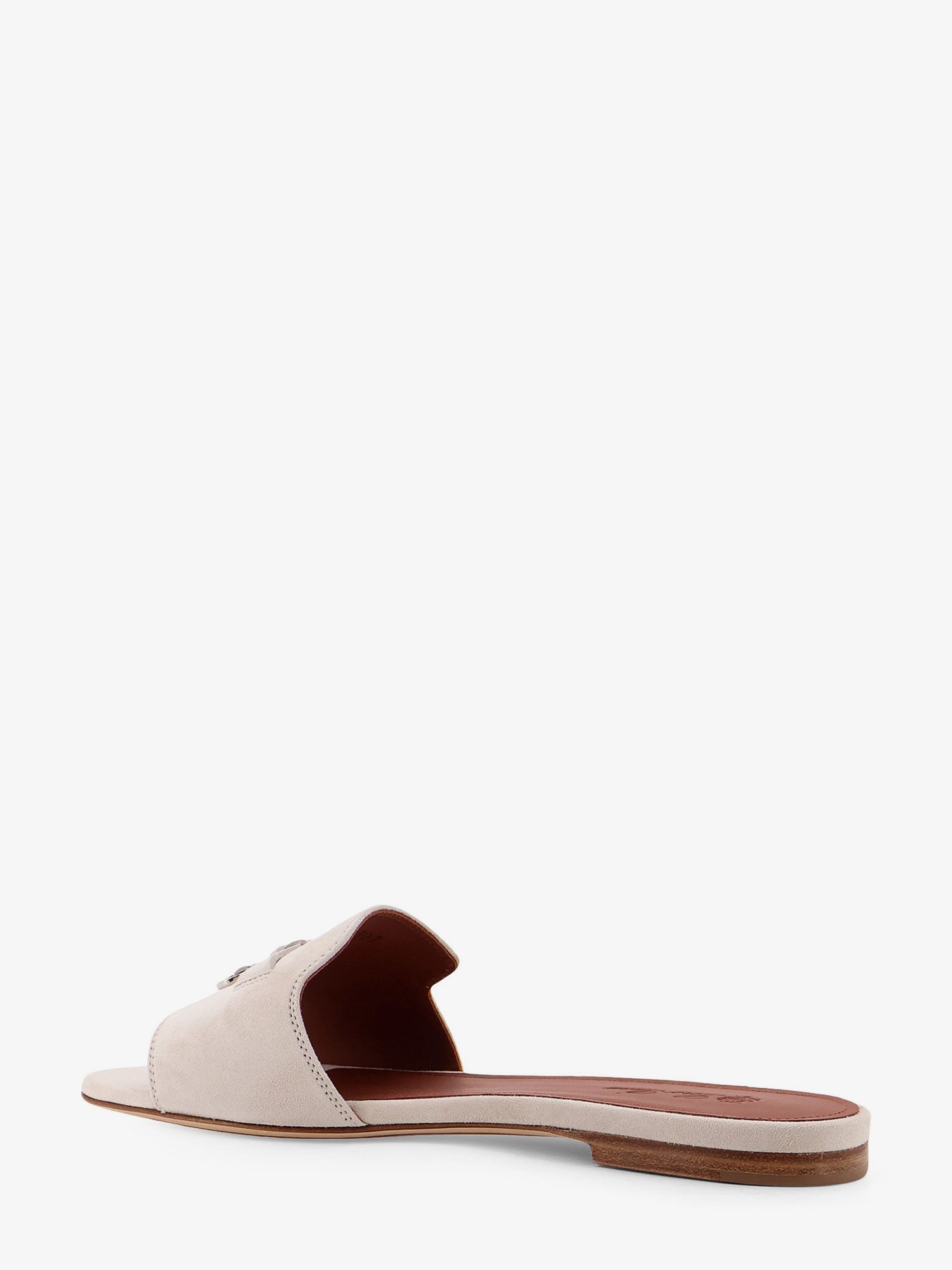 Loro Piana Women Summe Charms Flat Suede Sandals LORO PIANA