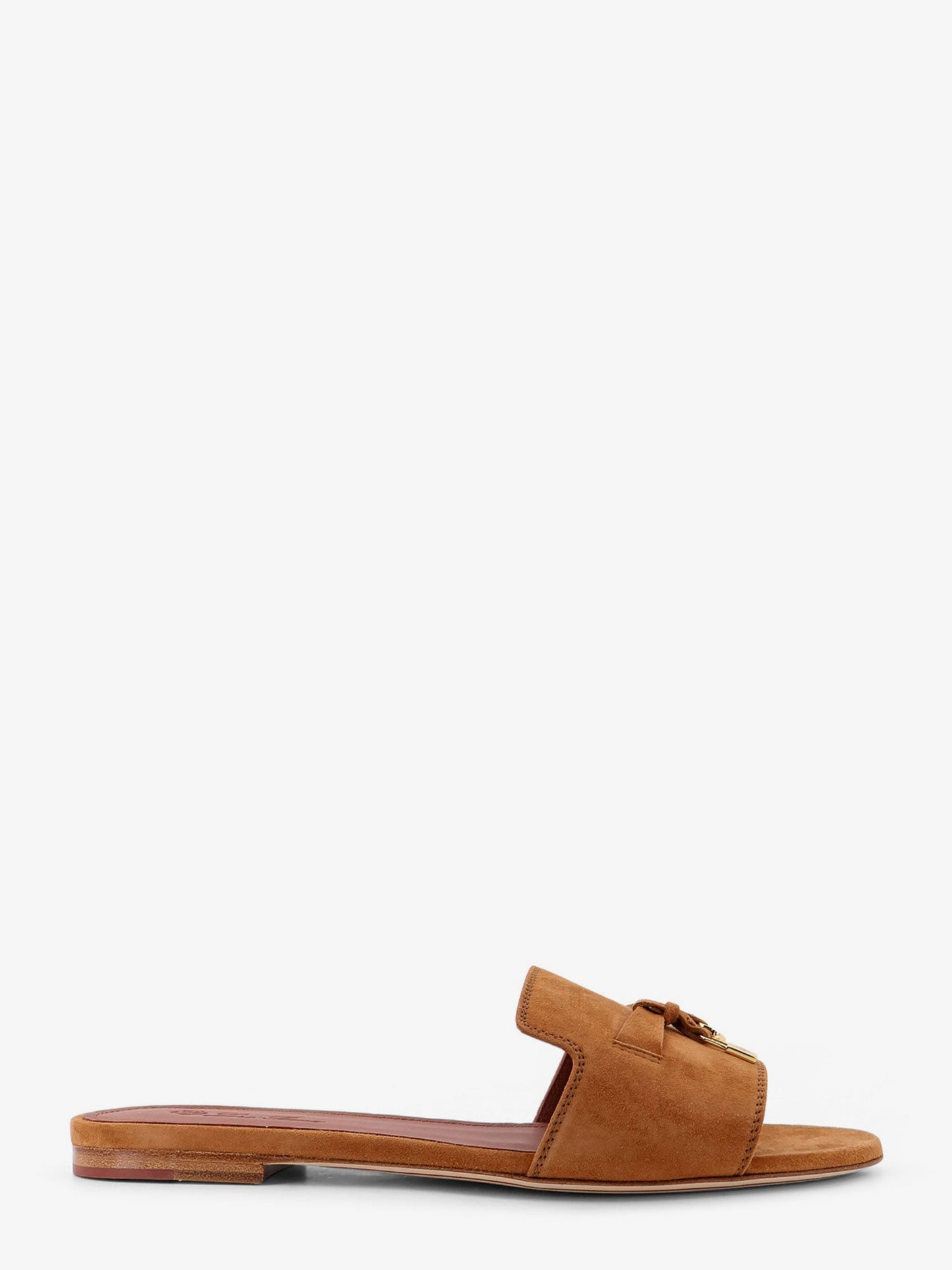 Loro Piana Women Summer Charms Flat Suede Sandals LORO PIANA