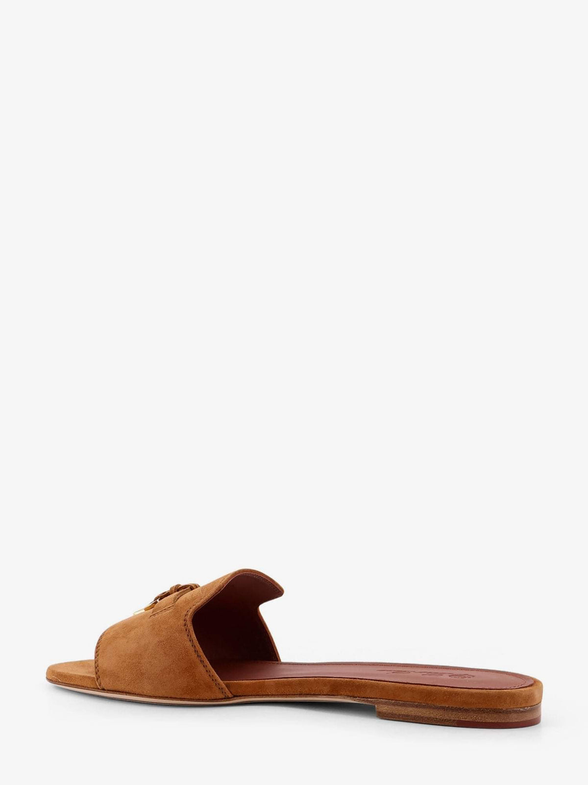 Loro Piana Women Summer Charms Flat Suede Sandals LORO PIANA