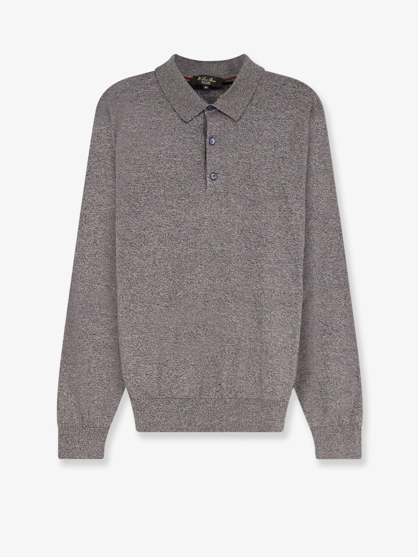 Loro Piana Men Ice Wish Melange Cotton Polo Shirt LORO PIANA