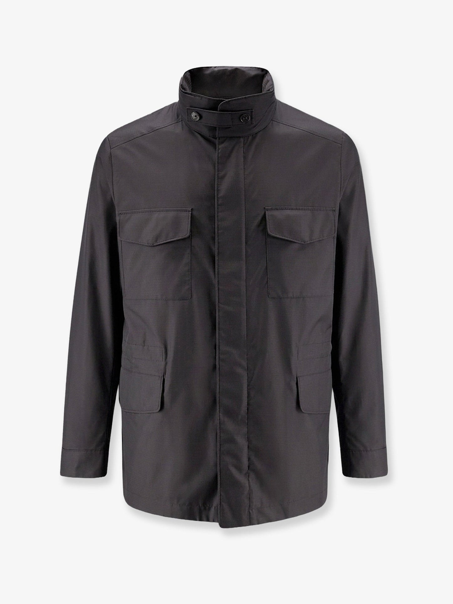 Loro Piana Men Traveller Field Jacket With Pied-De-Poule Pattern LORO PIANA