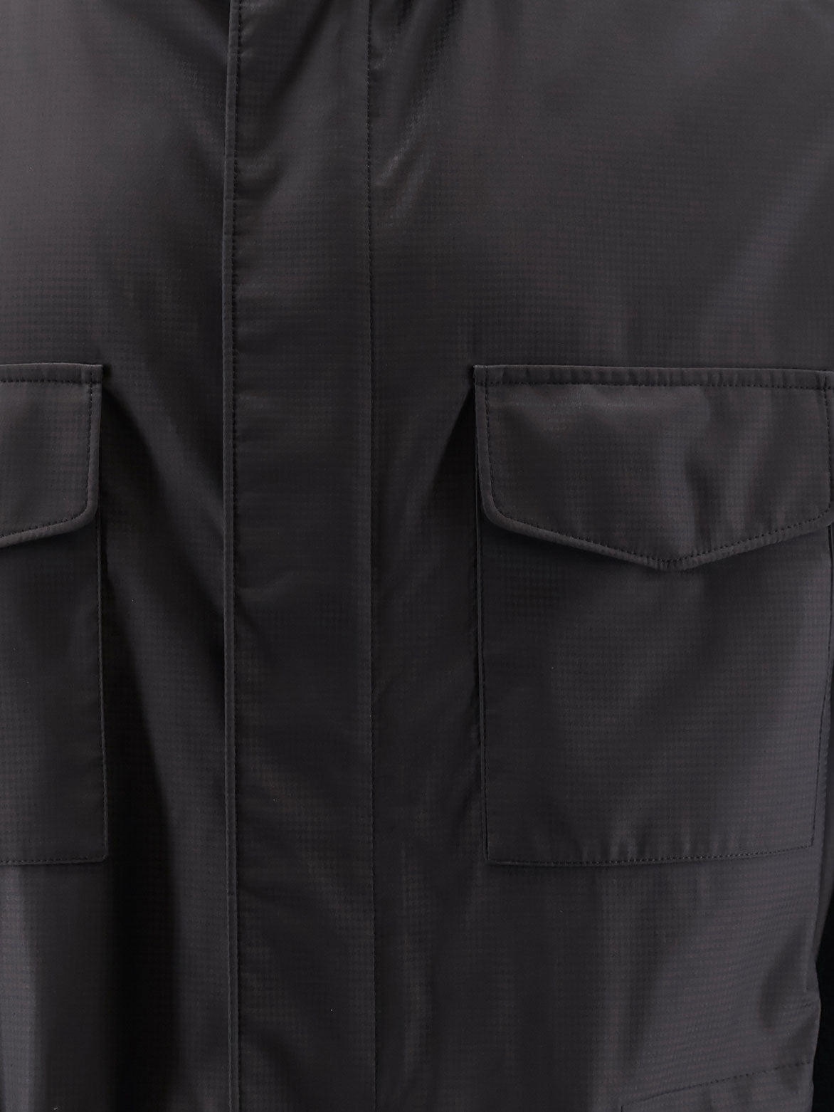 Loro Piana Men Traveller Field Jacket With Pied-De-Poule Pattern LORO PIANA