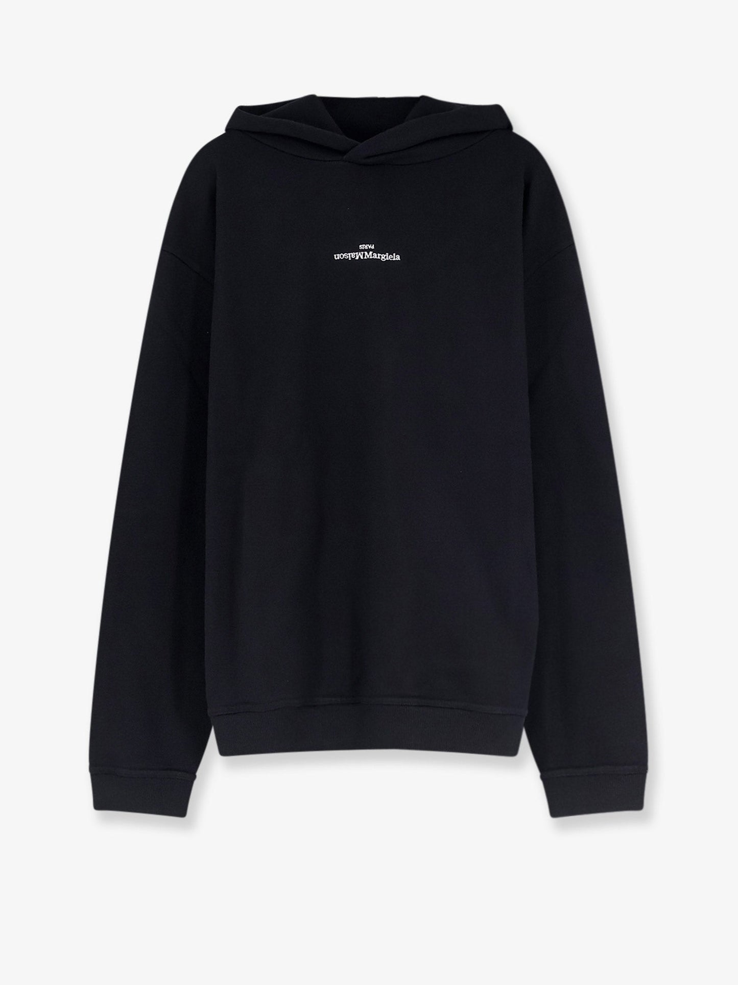 Maison Margiela Men Cotton Sweatshirt With Front Embroidered Logo MAISON MARGIELA