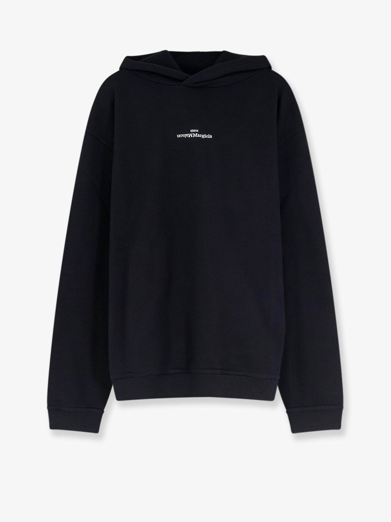 Maison Margiela Men Cotton Sweatshirt With Front Embroidered Logo MAISON MARGIELA