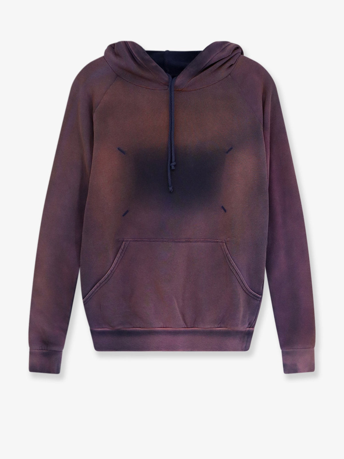 Maison Margiela Women Cotton Hoodie With Washed-Out Effect MAISON MARGIELA