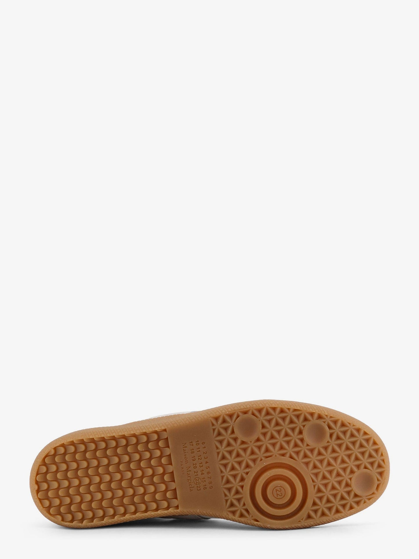 Maison Margiela Men Low-Top Replica Leather And Suede Sneakers MAISON MARGIELA