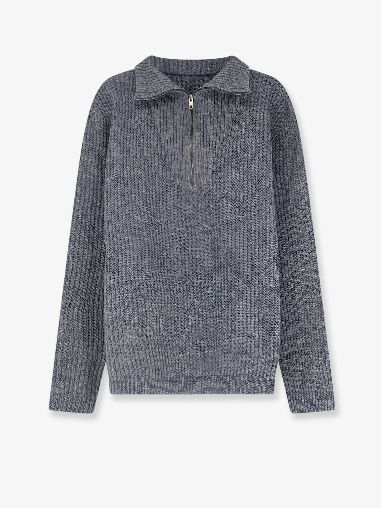 Maison Margiela Men Ribbed Linen And Wool Blend Sweater MAISON MARGIELA