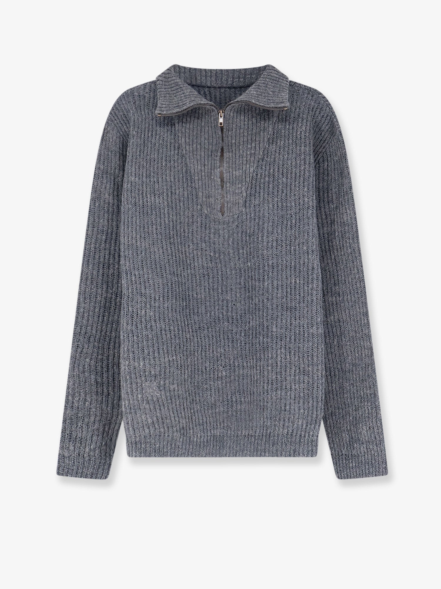 Maison Margiela Men Ribbed Linen And Wool Blend Sweater MAISON MARGIELA