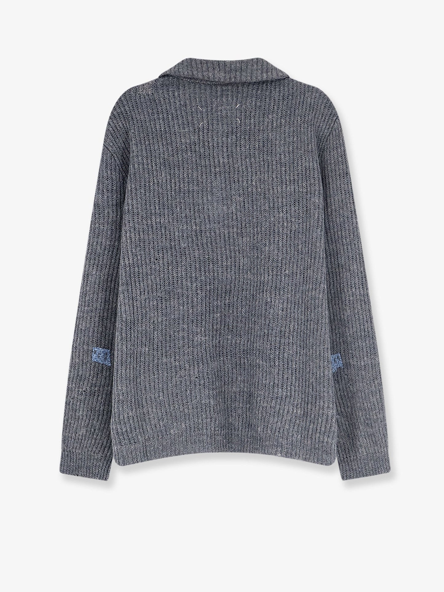 Maison Margiela Men Ribbed Linen And Wool Blend Sweater MAISON MARGIELA