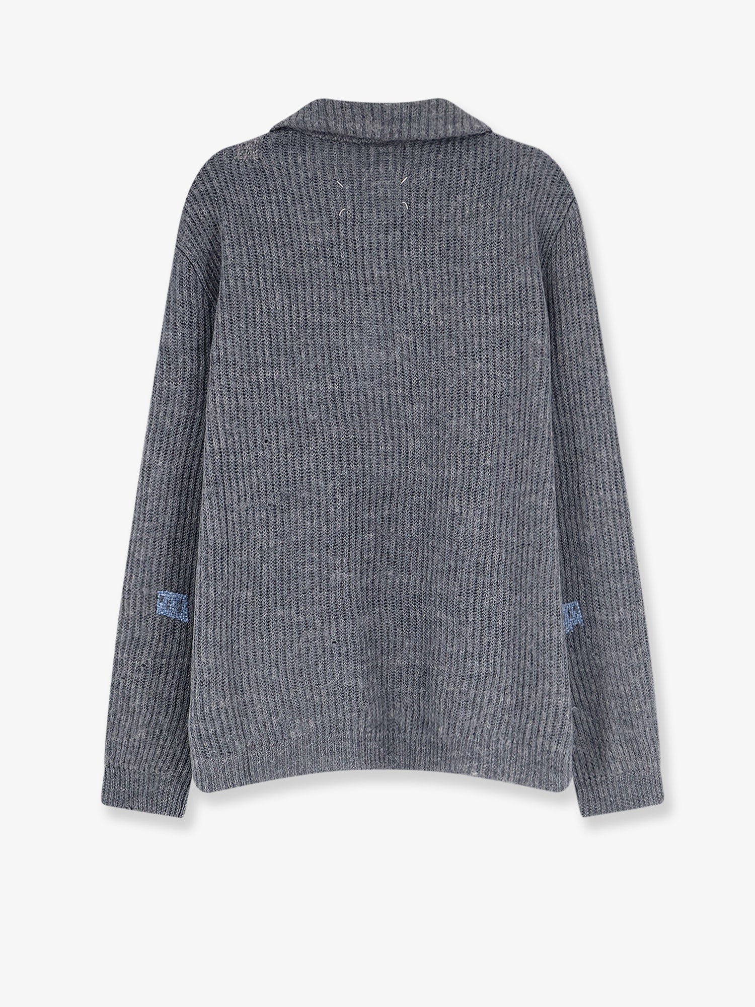 Maison Margiela Men Ribbed Linen And Wool Blend Sweater MAISON MARGIELA