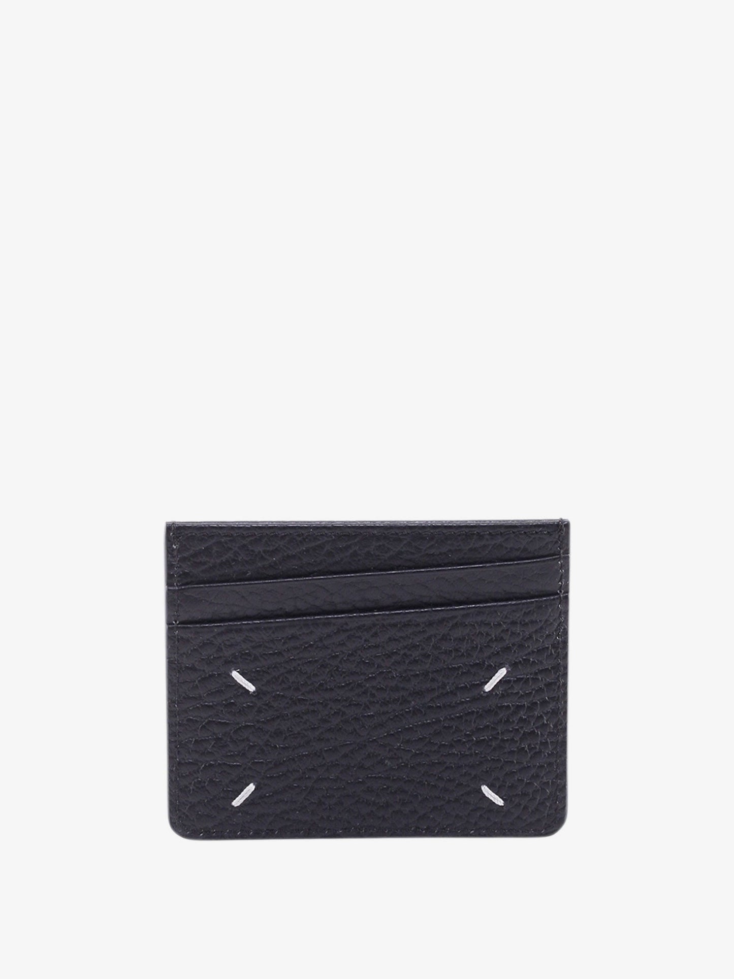 Maison Margiela Women Four Stitches Hammered Leather Card Holder MAISON MARGIELA