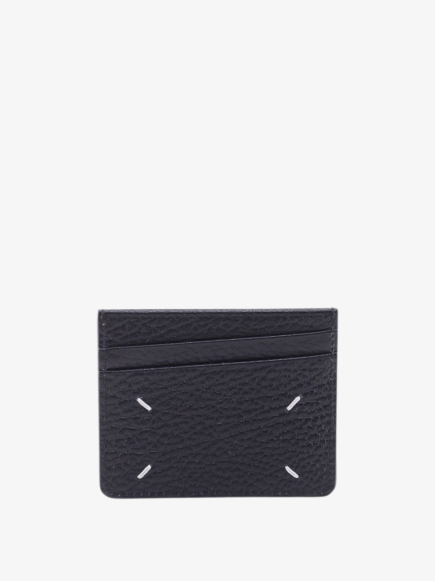 Maison Margiela Women Four Stitches Hammered Leather Card Holder MAISON MARGIELA