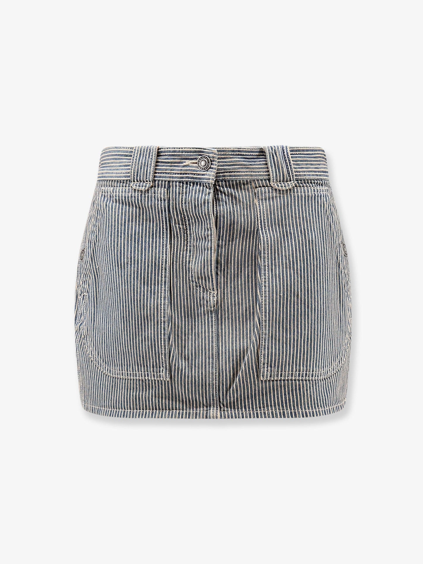 Marant Etoile Women Estera Cotton Skirt With Striped Pattern ISABEL MARANT ETOILE