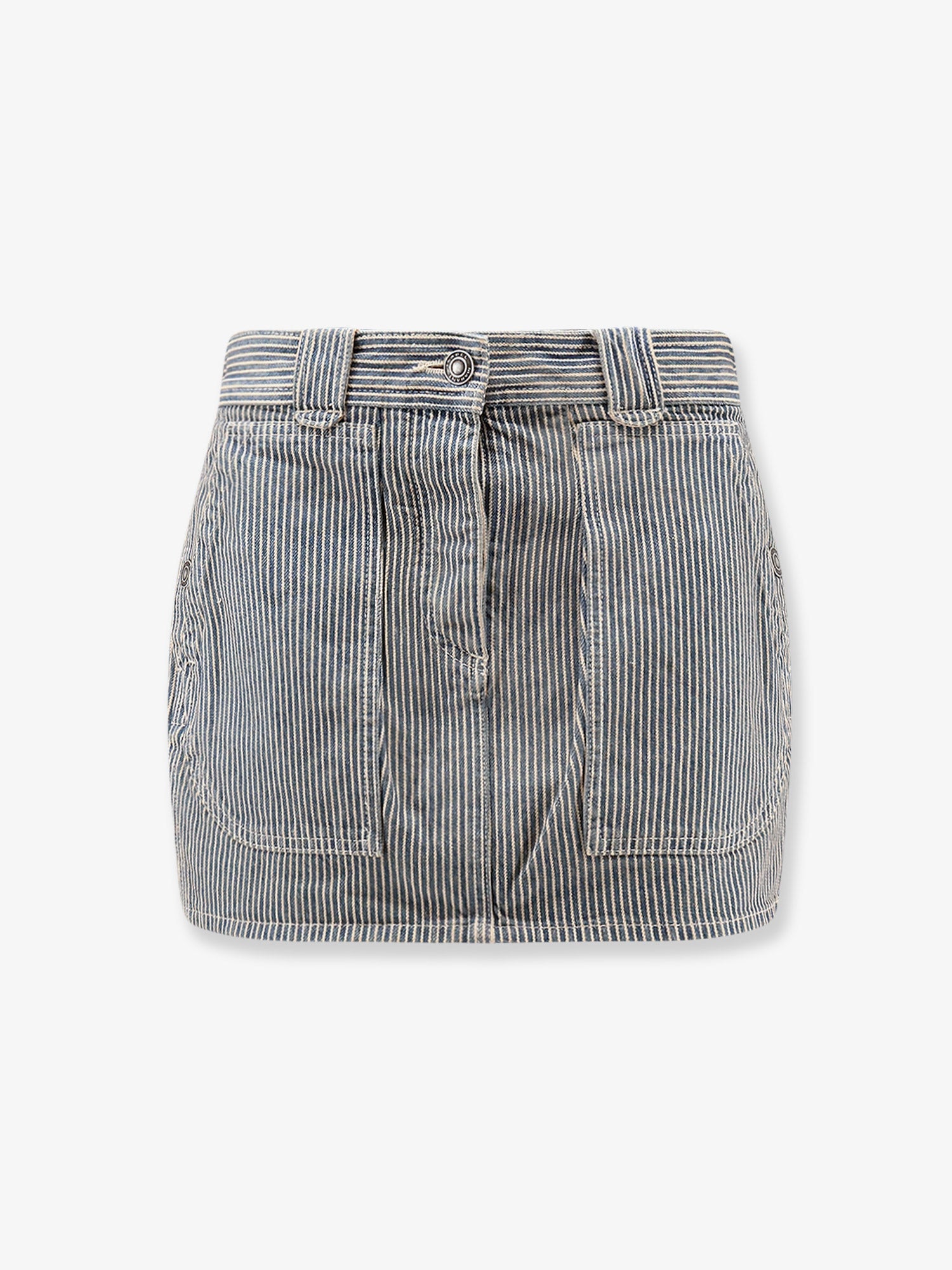 Marant Etoile Women Estera Cotton Skirt With Striped Pattern ISABEL MARANT ETOILE