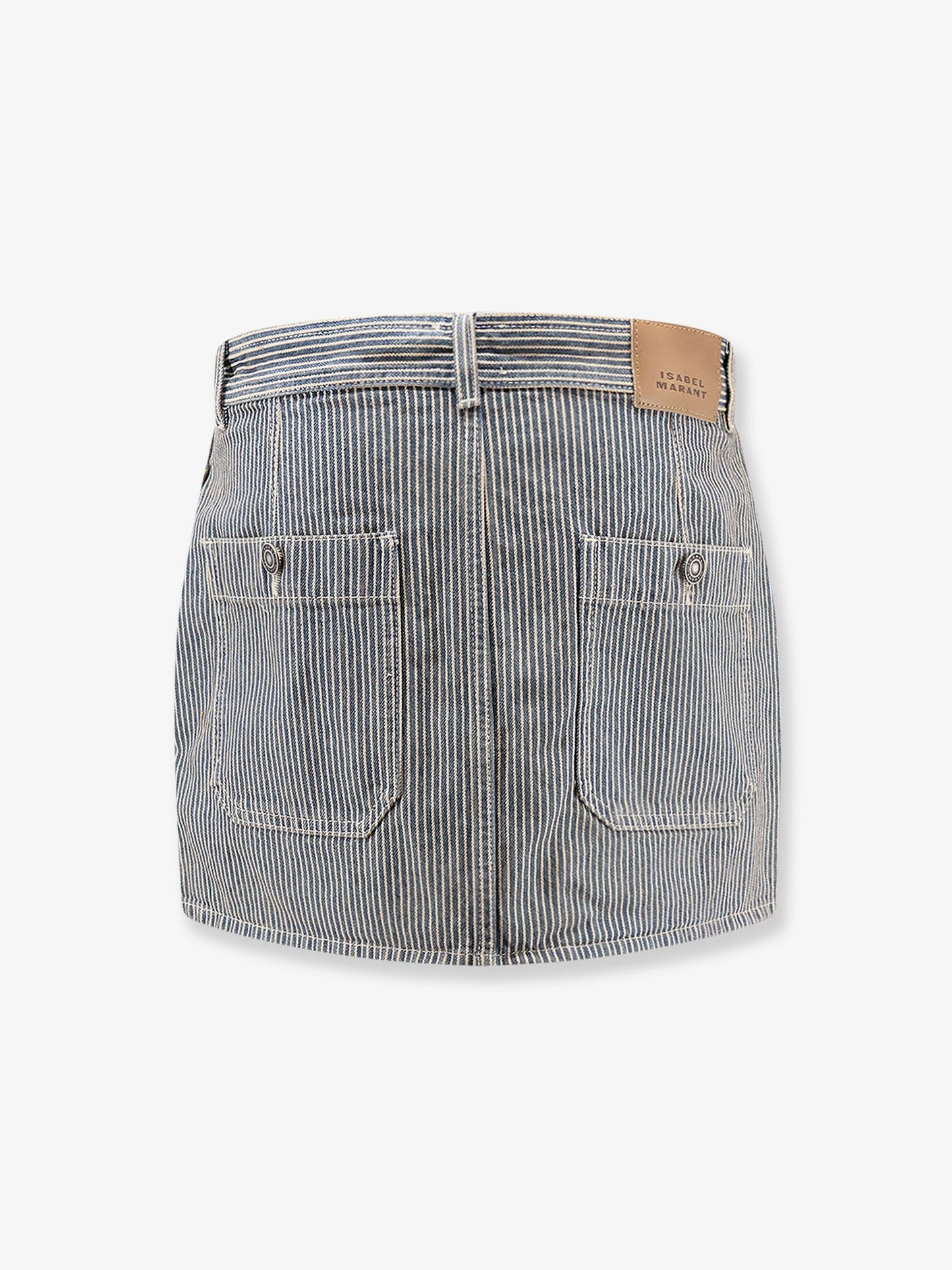 Marant Etoile Women Estera Cotton Skirt With Striped Pattern ISABEL MARANT ETOILE