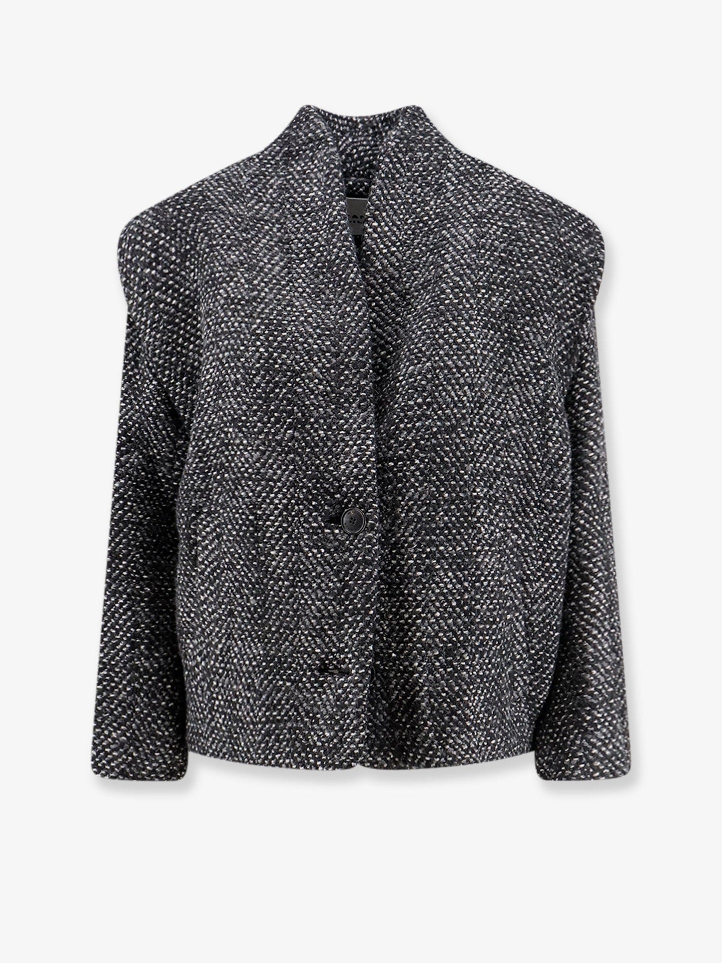Marant Etoile Women Drogo Melange Fabric Coat ISABEL MARANT ETOILE