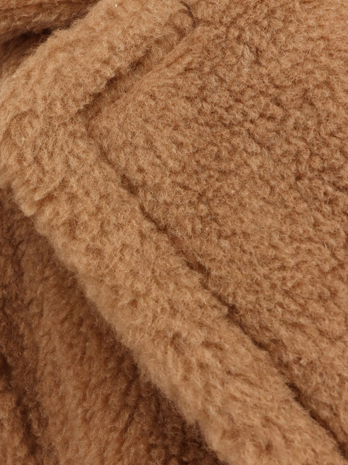 Max Mara Women Teddy Camel Hair And Silk Coat MAX MARA