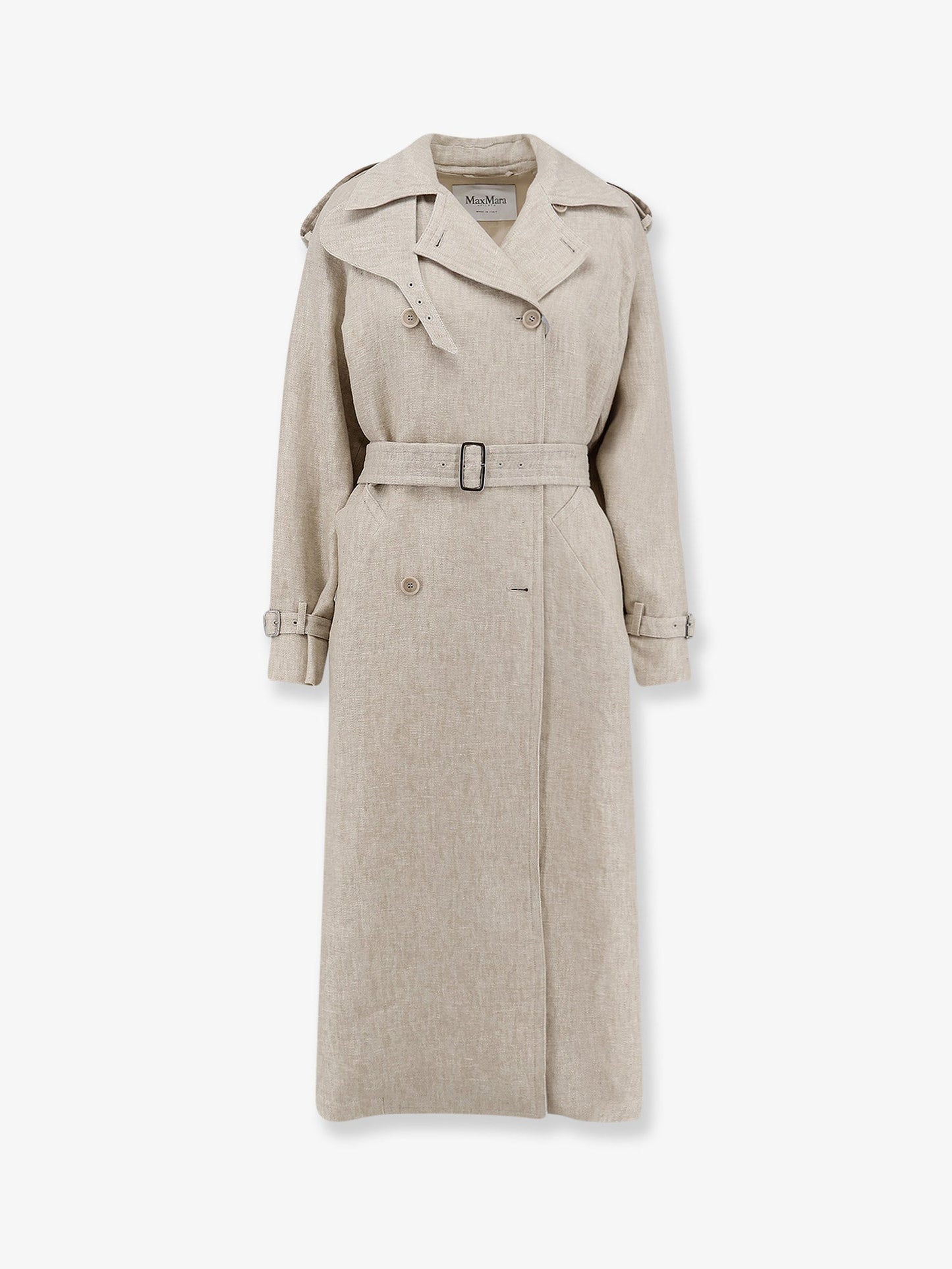 Max Mara Women Mxspedaggi Linen Trench MAX MARA